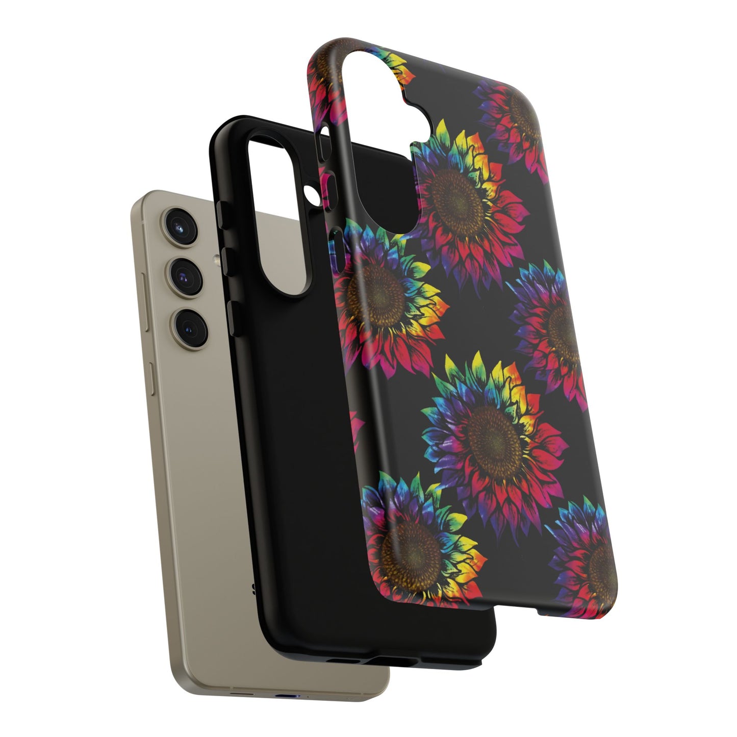 Rainbow Sunflowers - Tough Phone Case