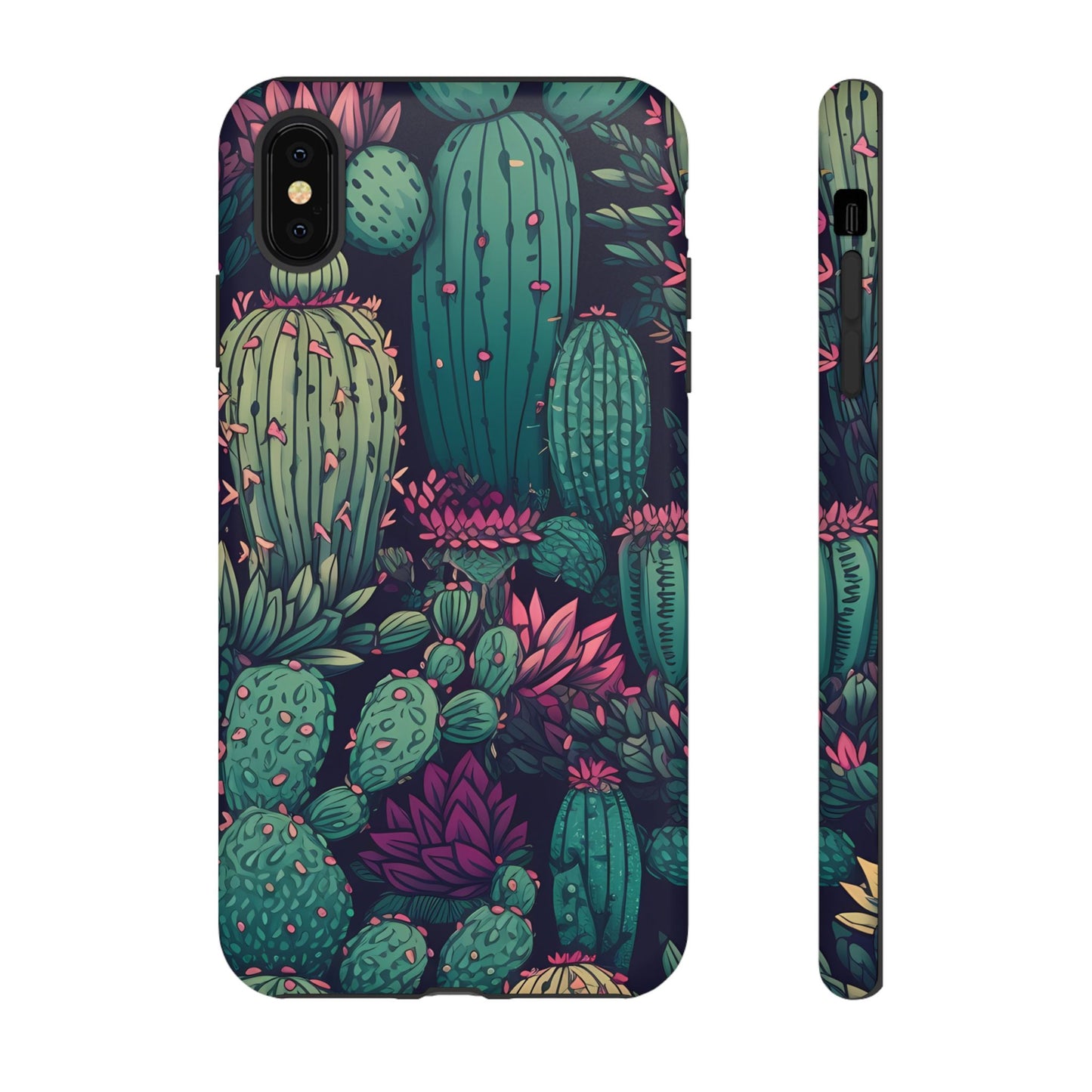 Succulent Garden Tough Phone Case – Bold & Stylish Protection for Plant Lovers