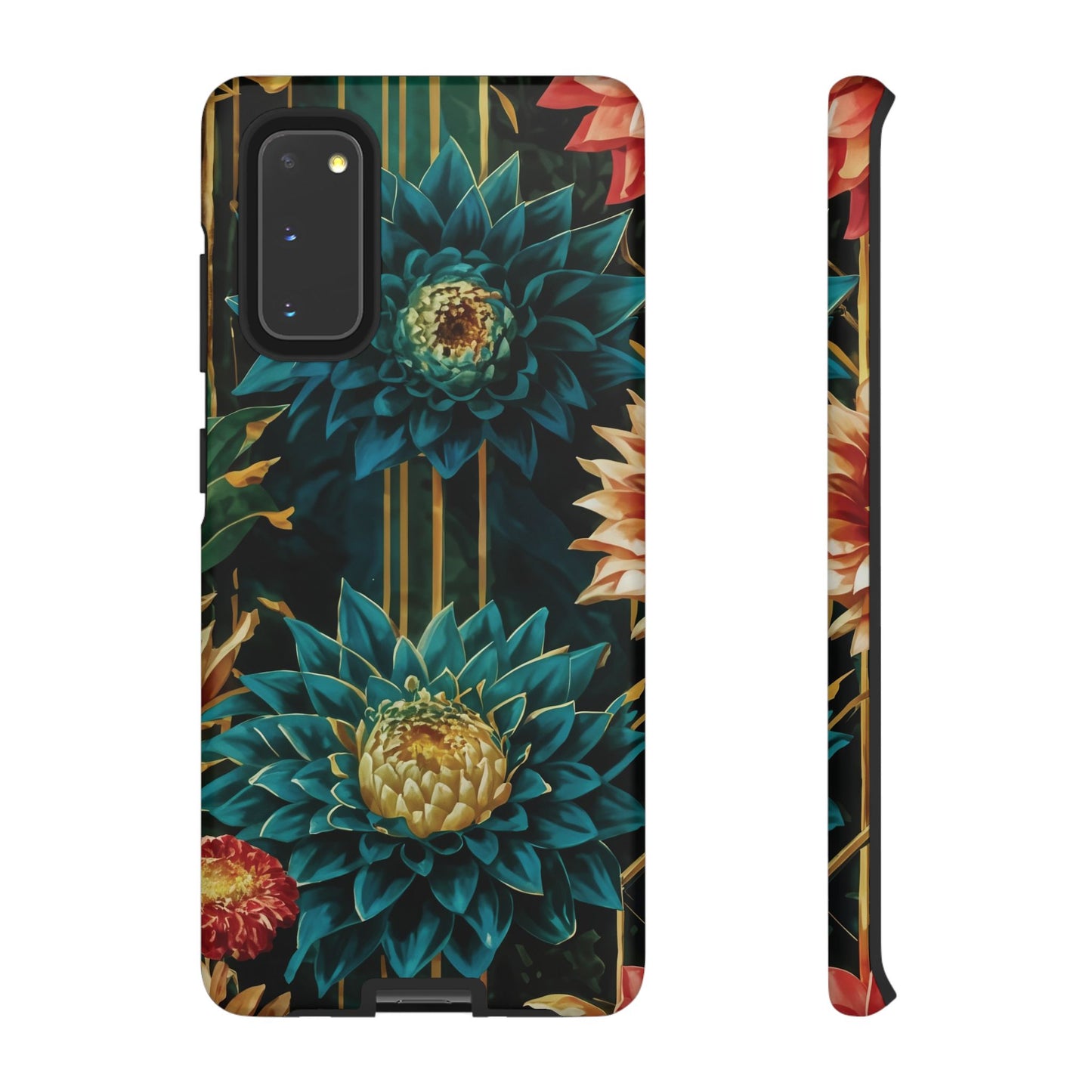 Bold Bloom Garden Tough Phone Case – Dramatic Florals for Statement-Makers