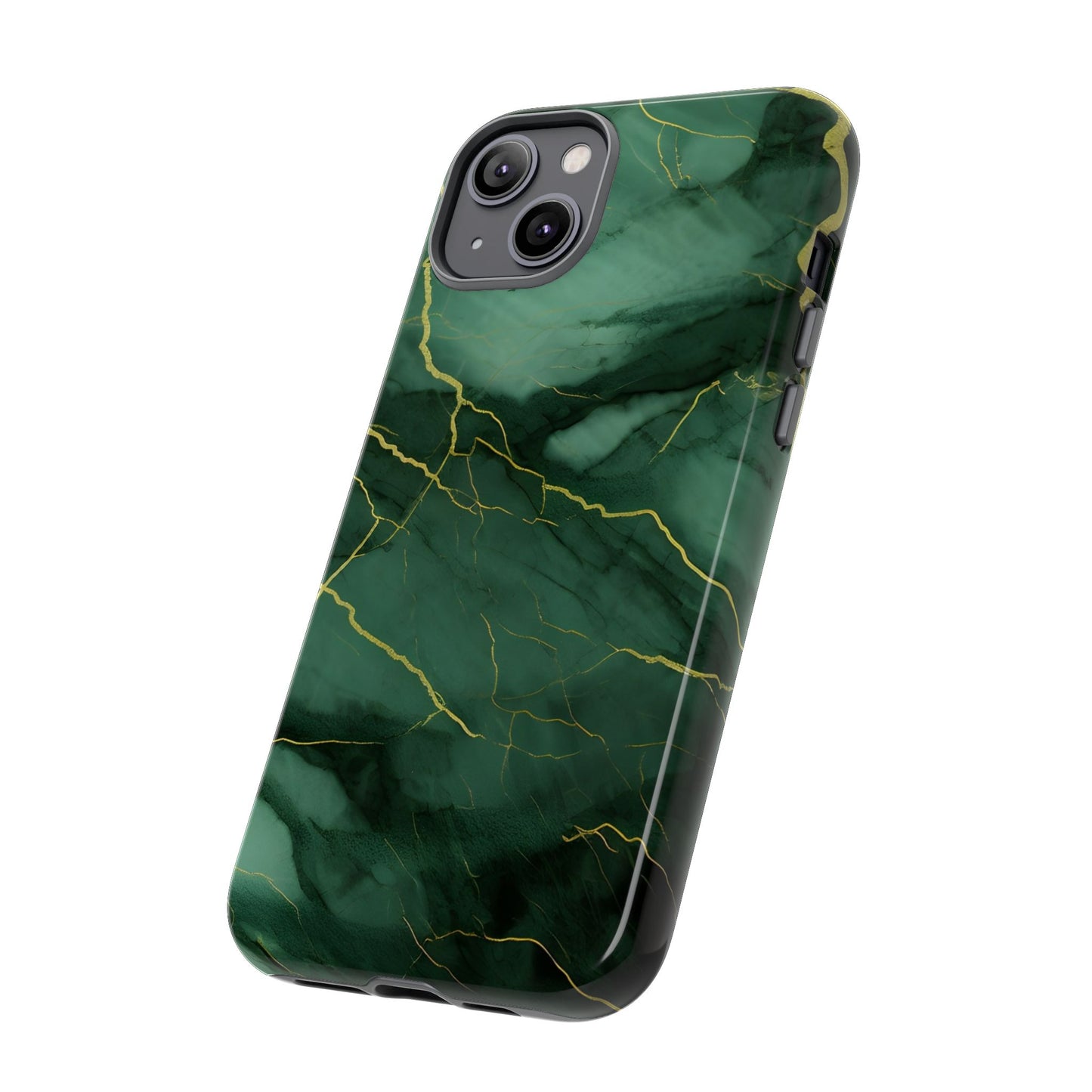 Hunter Green Marble - Tough Phone Case