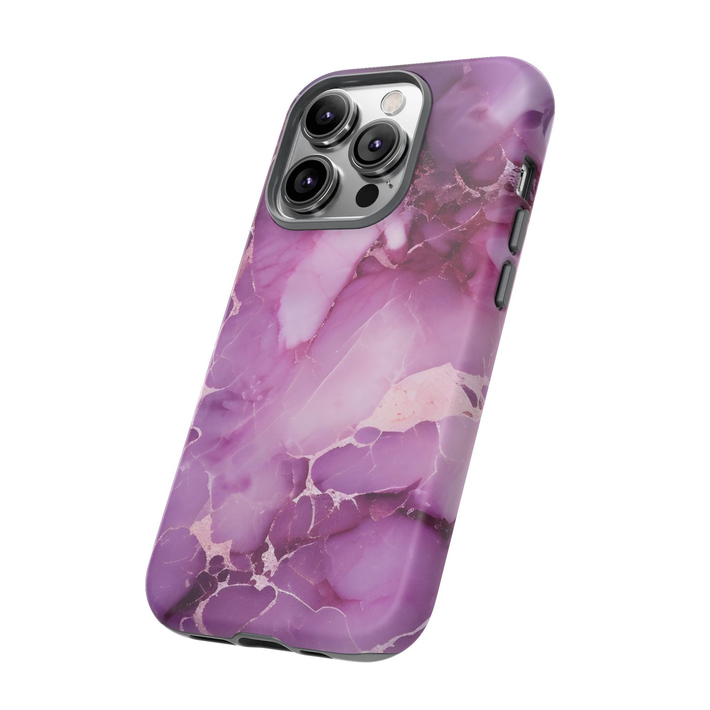 Purple Marble Tough Phone Case