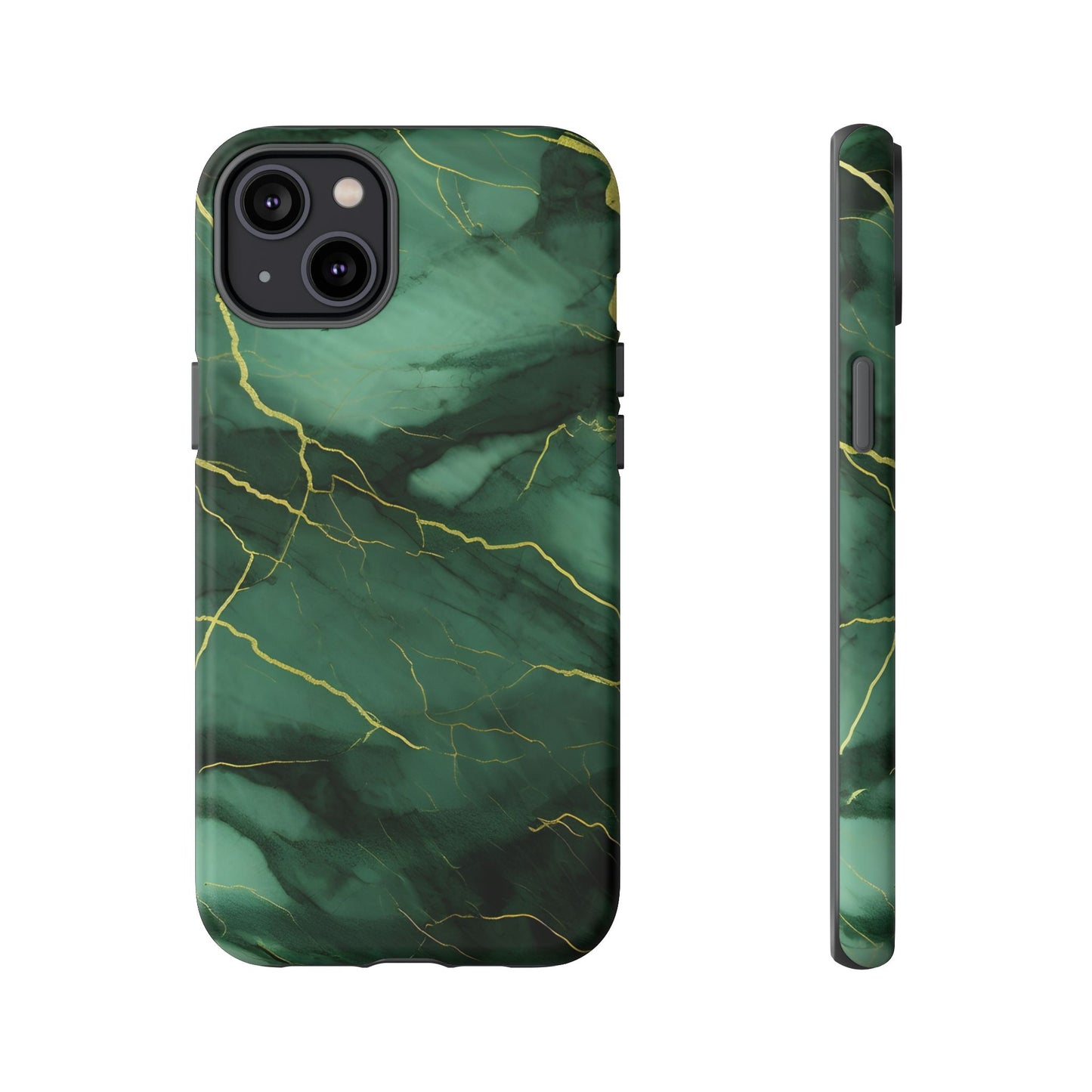 Hunter Green Marble - Tough Phone Case