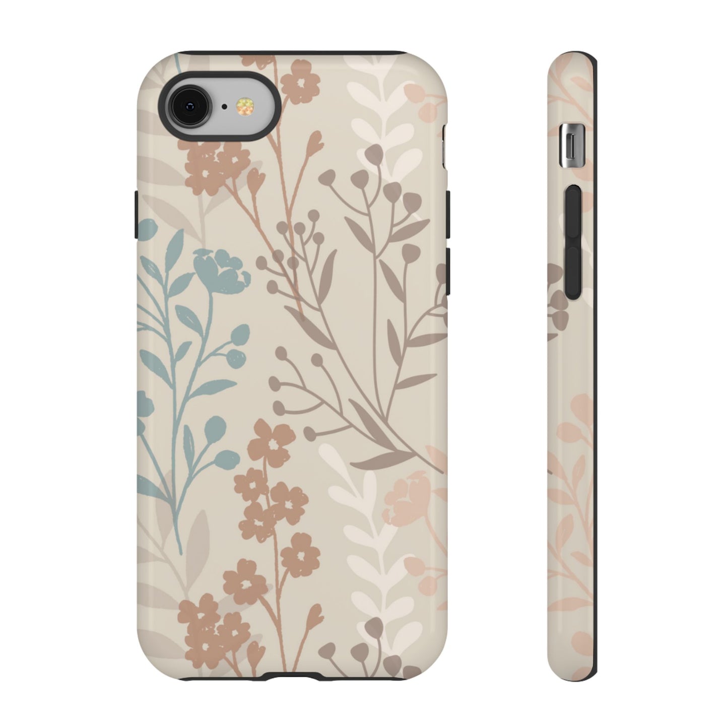 Gentle Boho Florals - Tough Phone Case