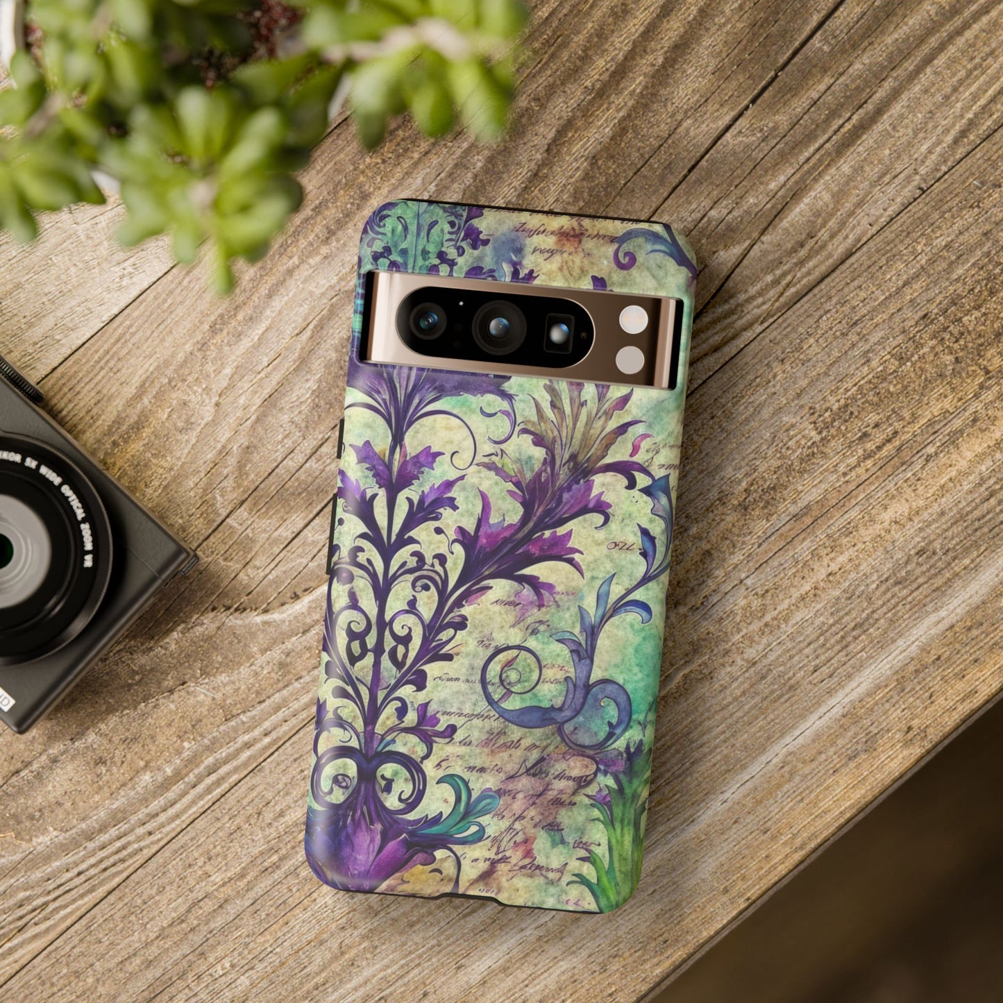 Purple Swirly Fun Tough Phone Case