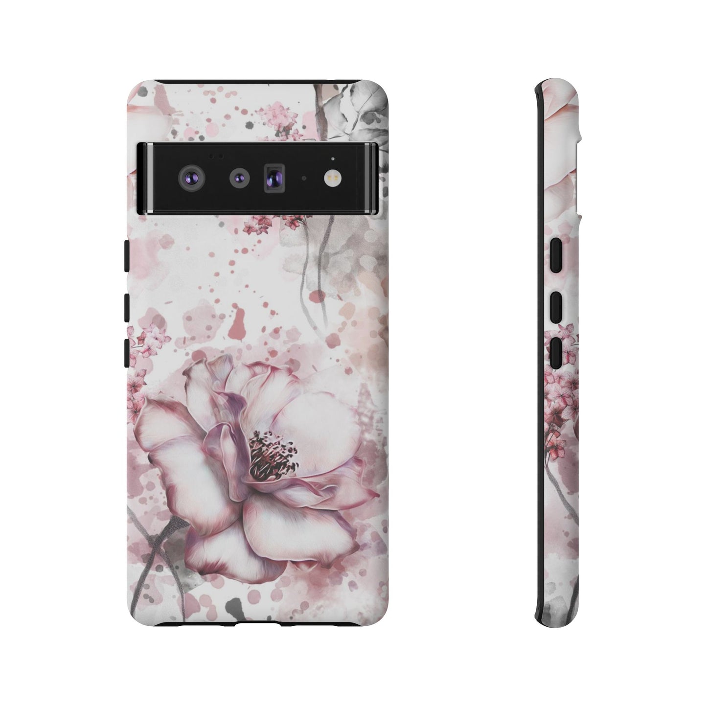 Pale Pink Florals  - Tough Phone Case