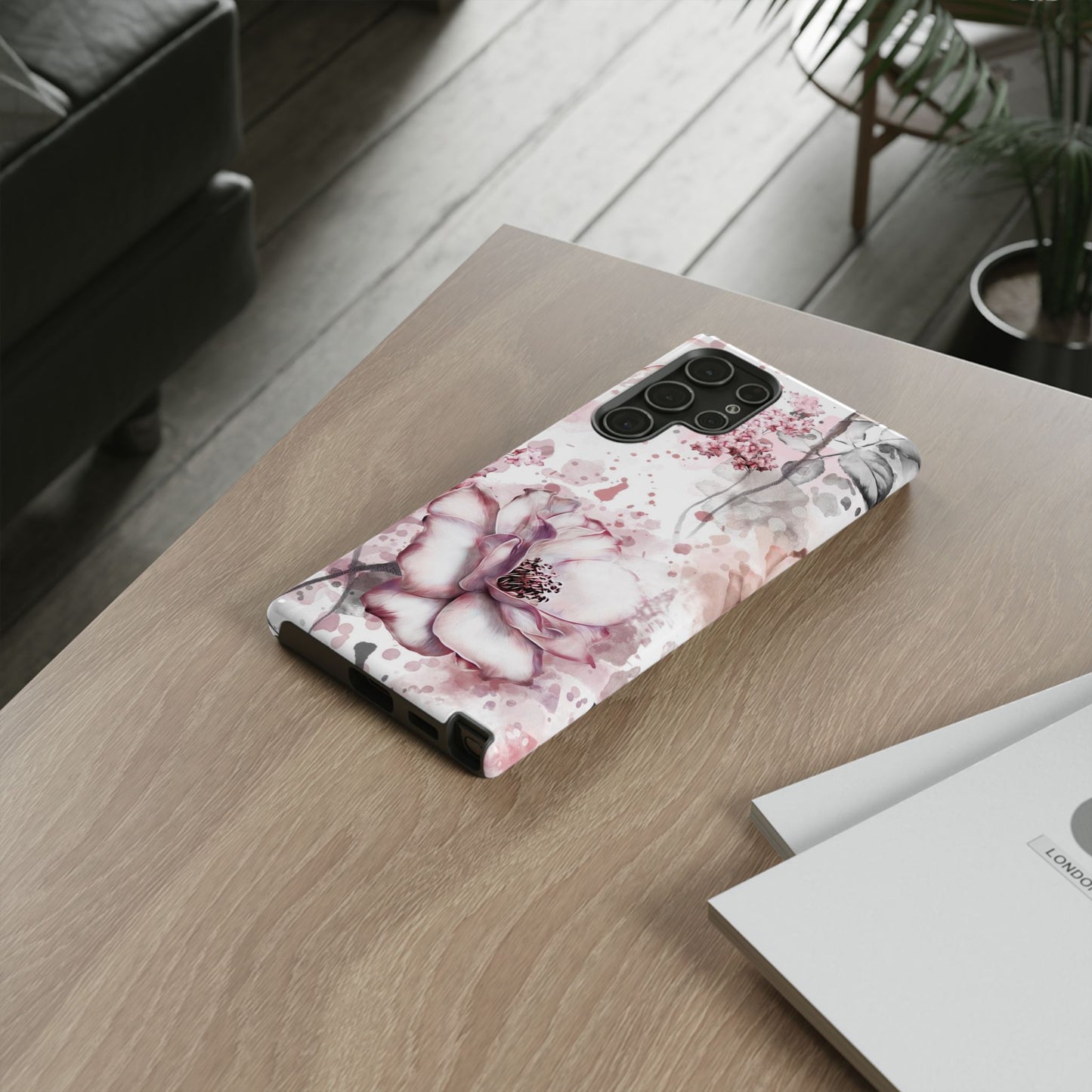 Pale Pink Florals  - Tough Phone Case