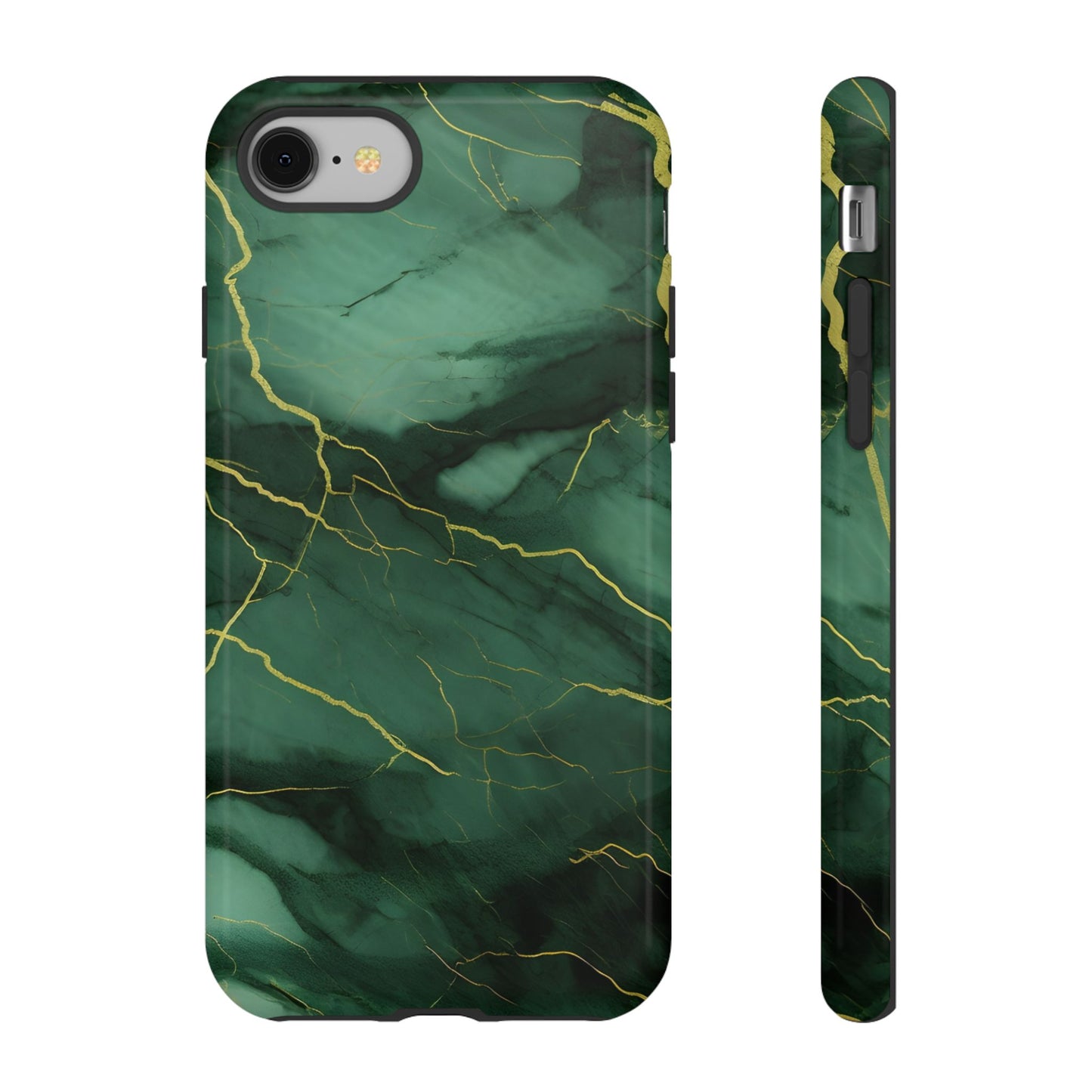 Hunter Green Marble - Tough Phone Case