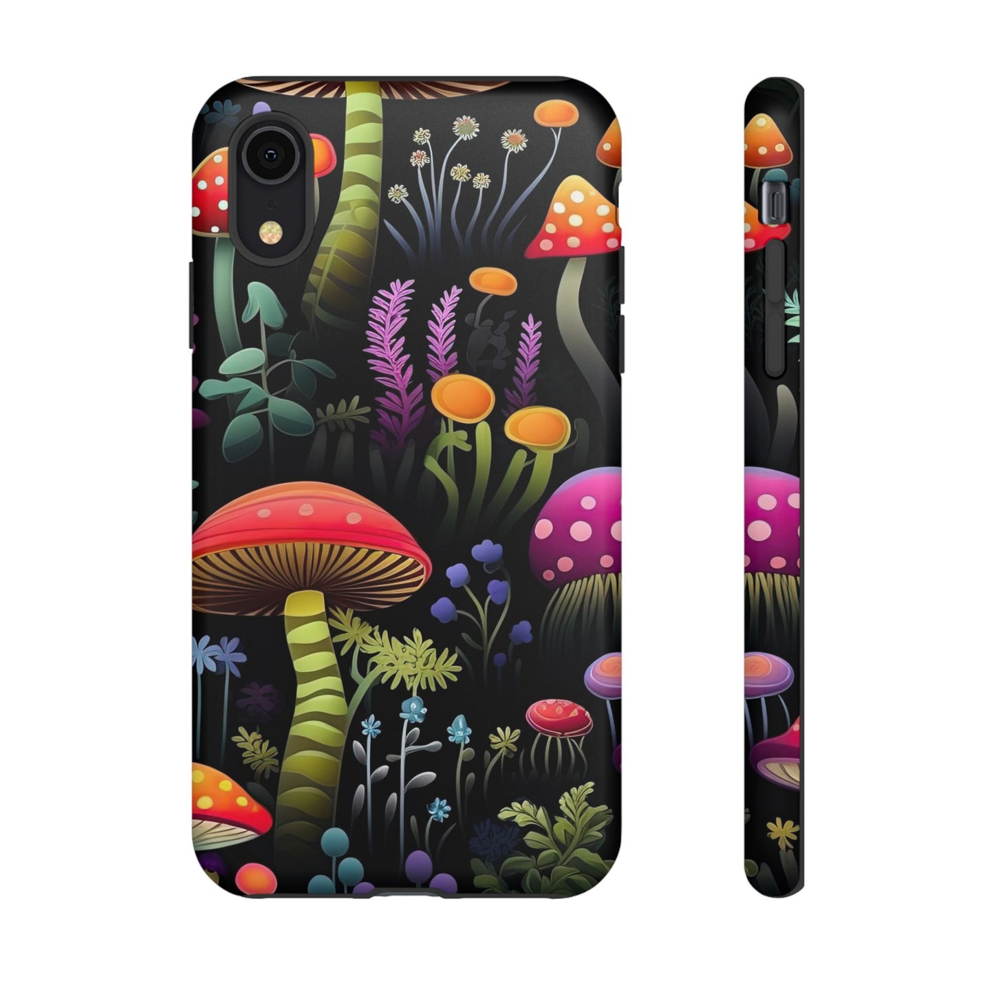 Dark Forest Mushrooms Tough Cell Phone Case