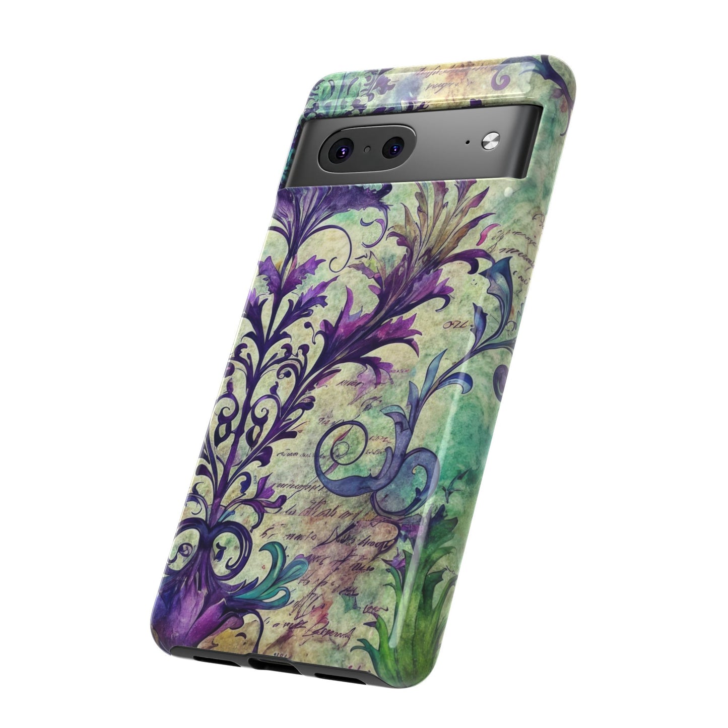 Purple Swirly Fun Tough Phone Case