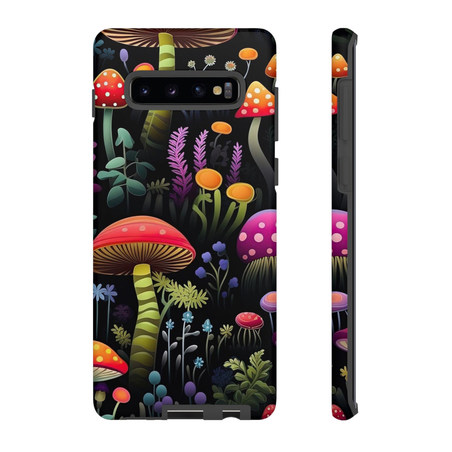 Dark Forest Mushrooms Tough Cell Phone Case