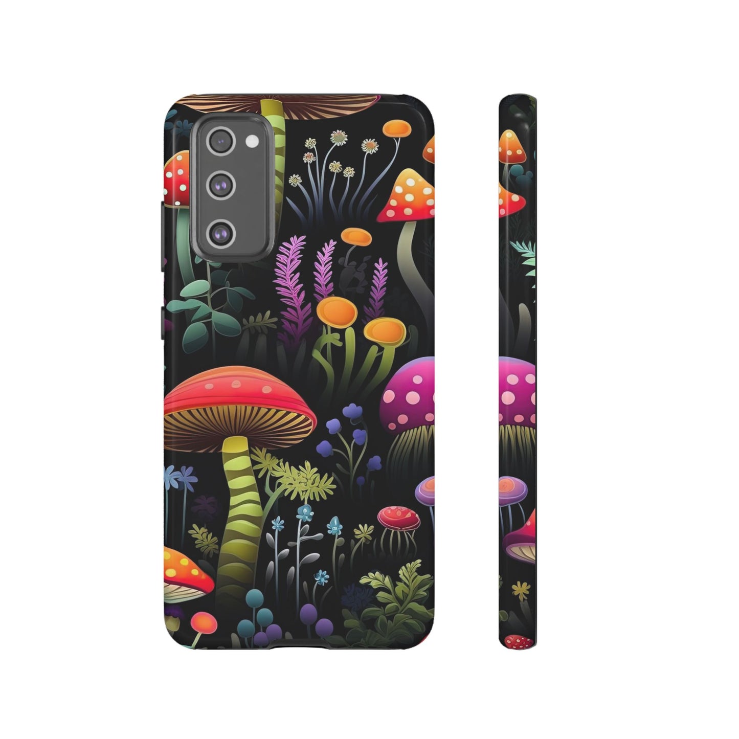 Dark Forest Mushrooms Tough Cell Phone Case