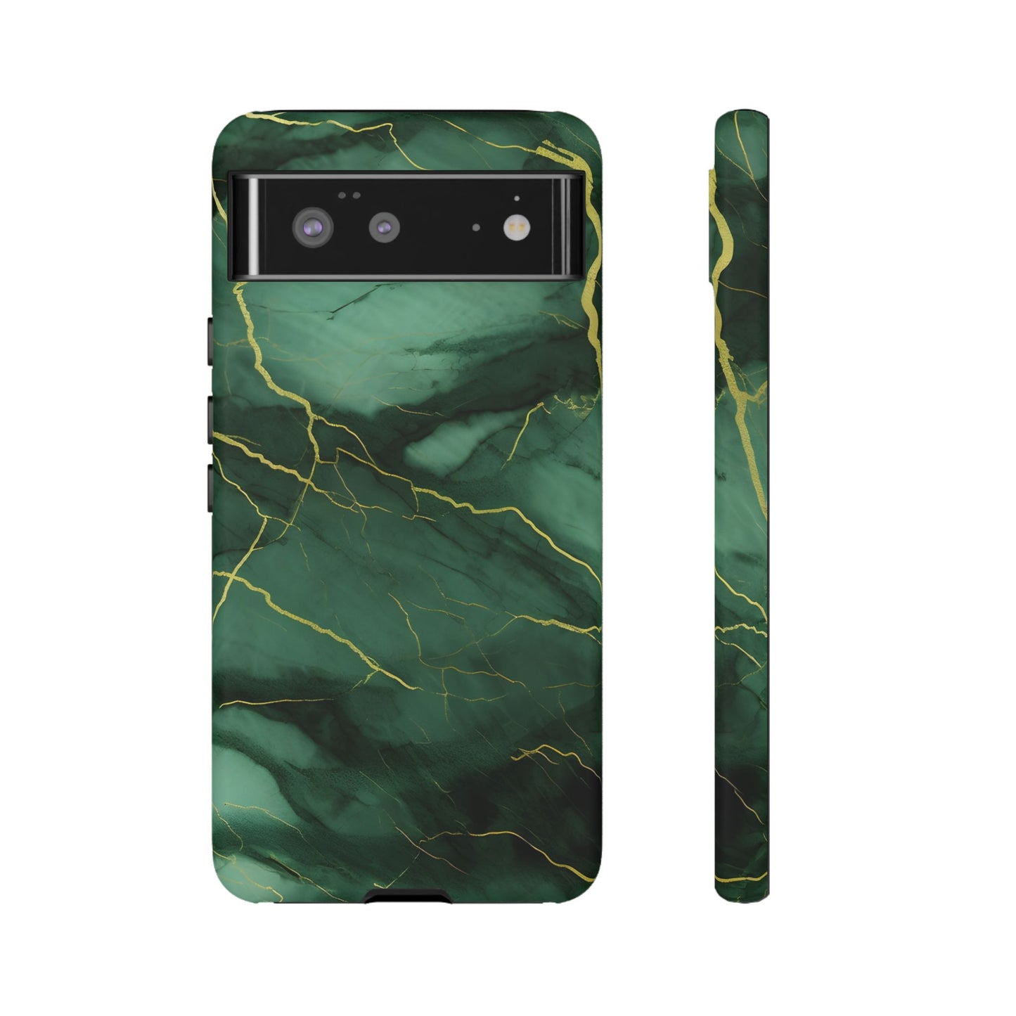 Hunter Green Marble - Tough Phone Case