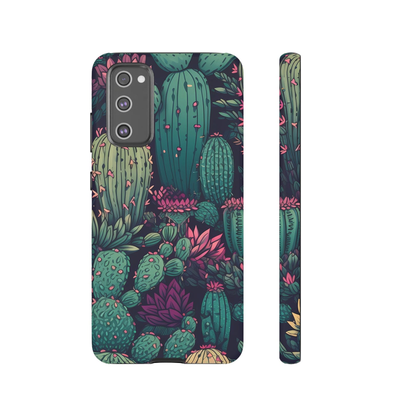 Succulent Garden Tough Phone Case – Bold & Stylish Protection for Plant Lovers