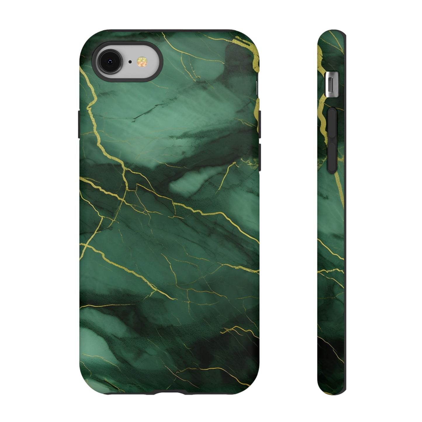 Hunter Green Marble - Tough Phone Case