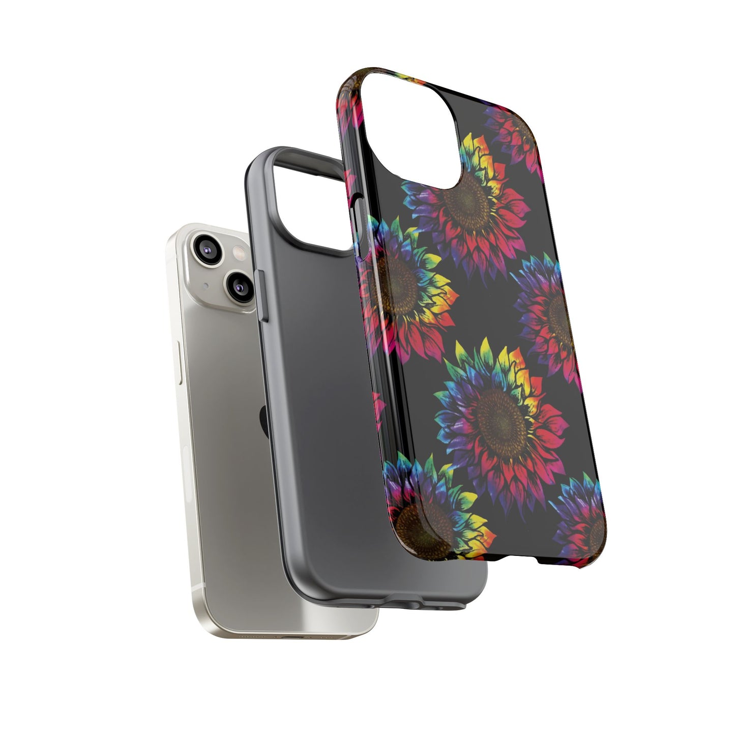 Rainbow Sunflowers - Tough Phone Case