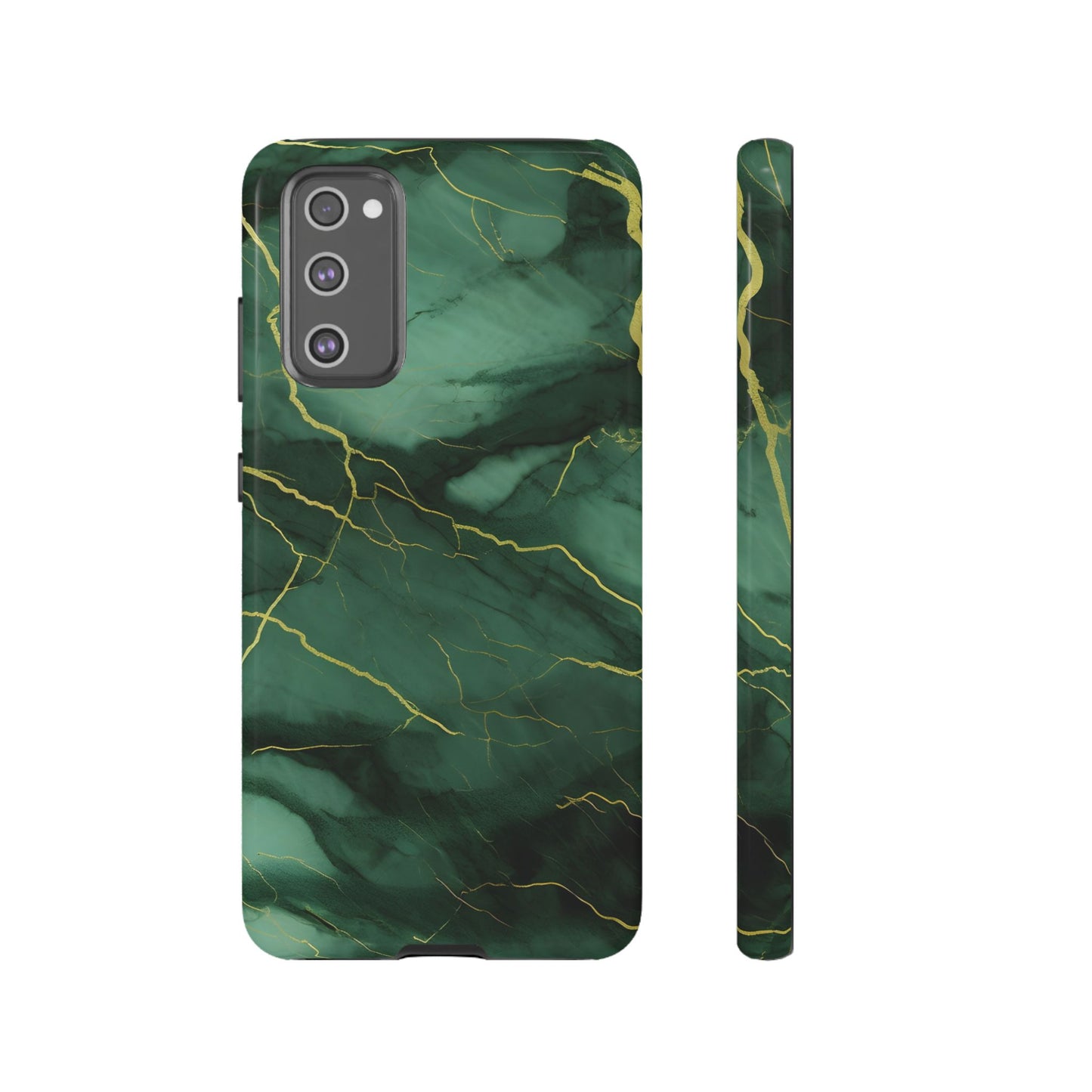 Hunter Green Marble - Tough Phone Case