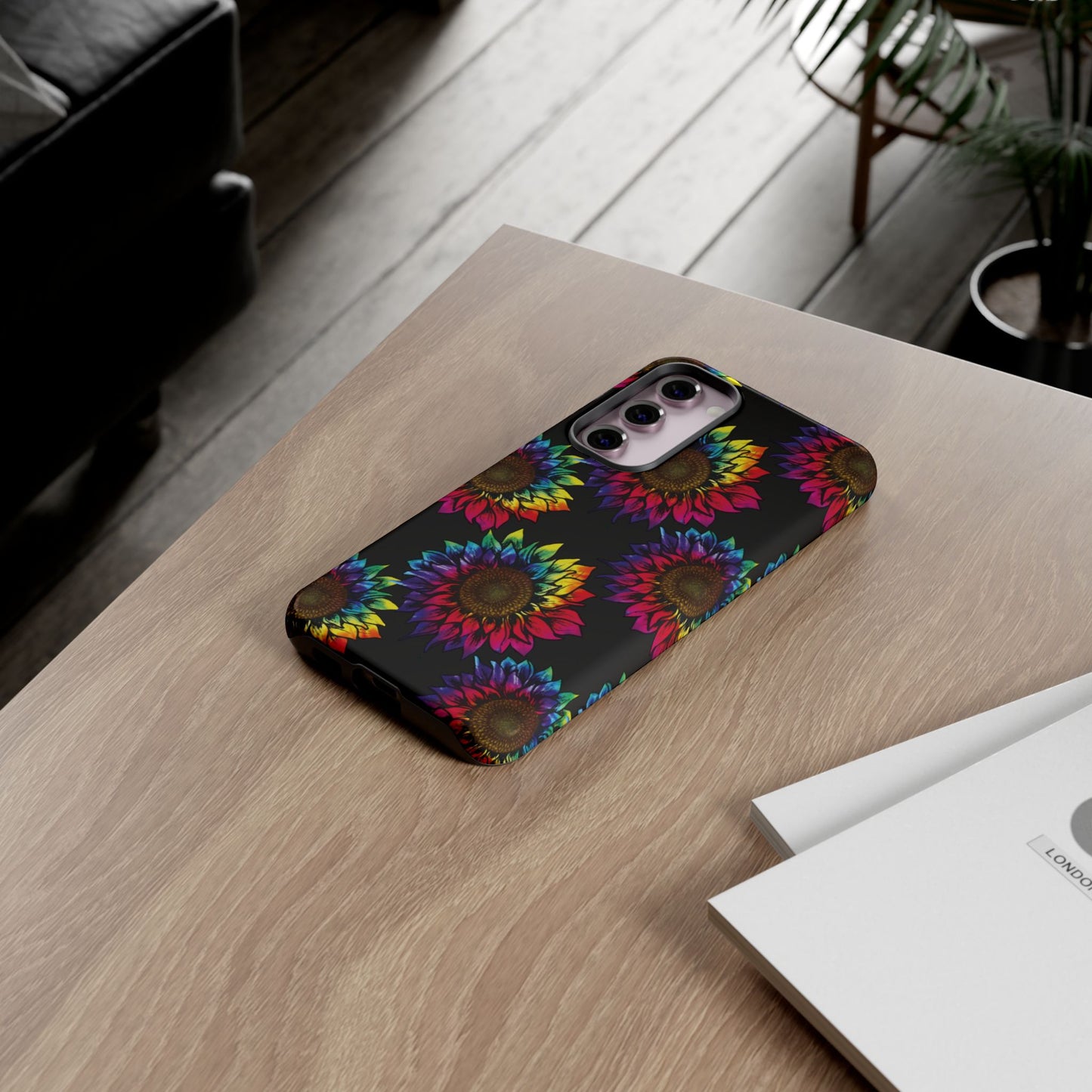 Rainbow Sunflowers - Tough Phone Case
