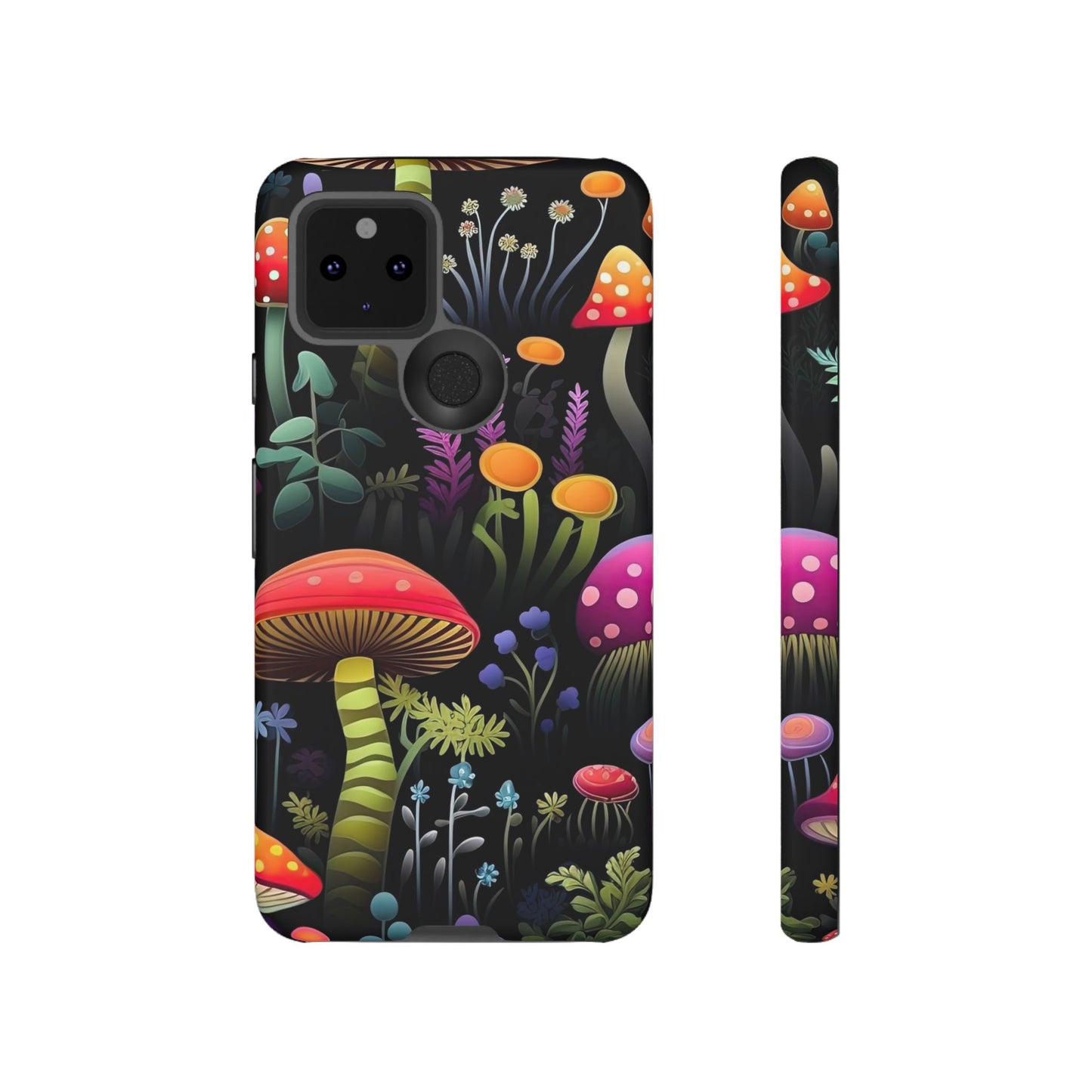 Dark Forest Mushrooms Tough Cell Phone Case