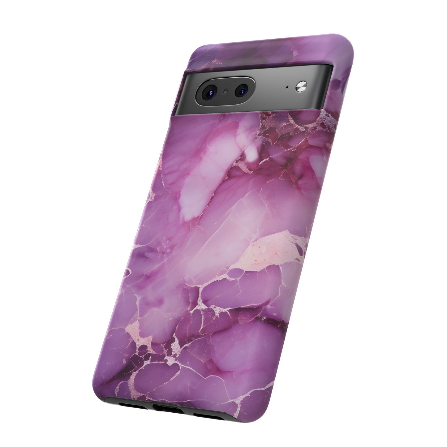 Purple Marble Tough Phone Case