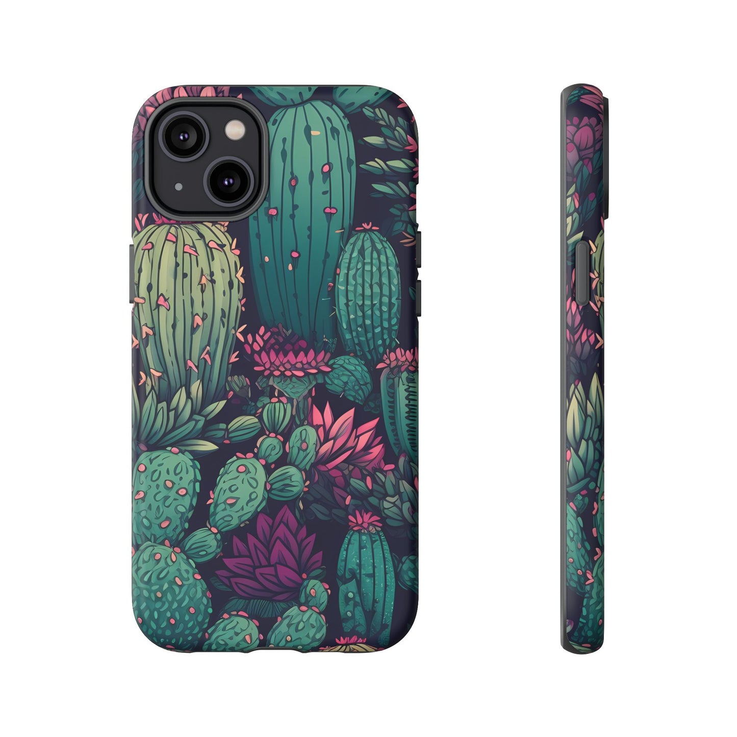 Succulent Garden Tough Phone Case – Bold & Stylish Protection for Plant Lovers