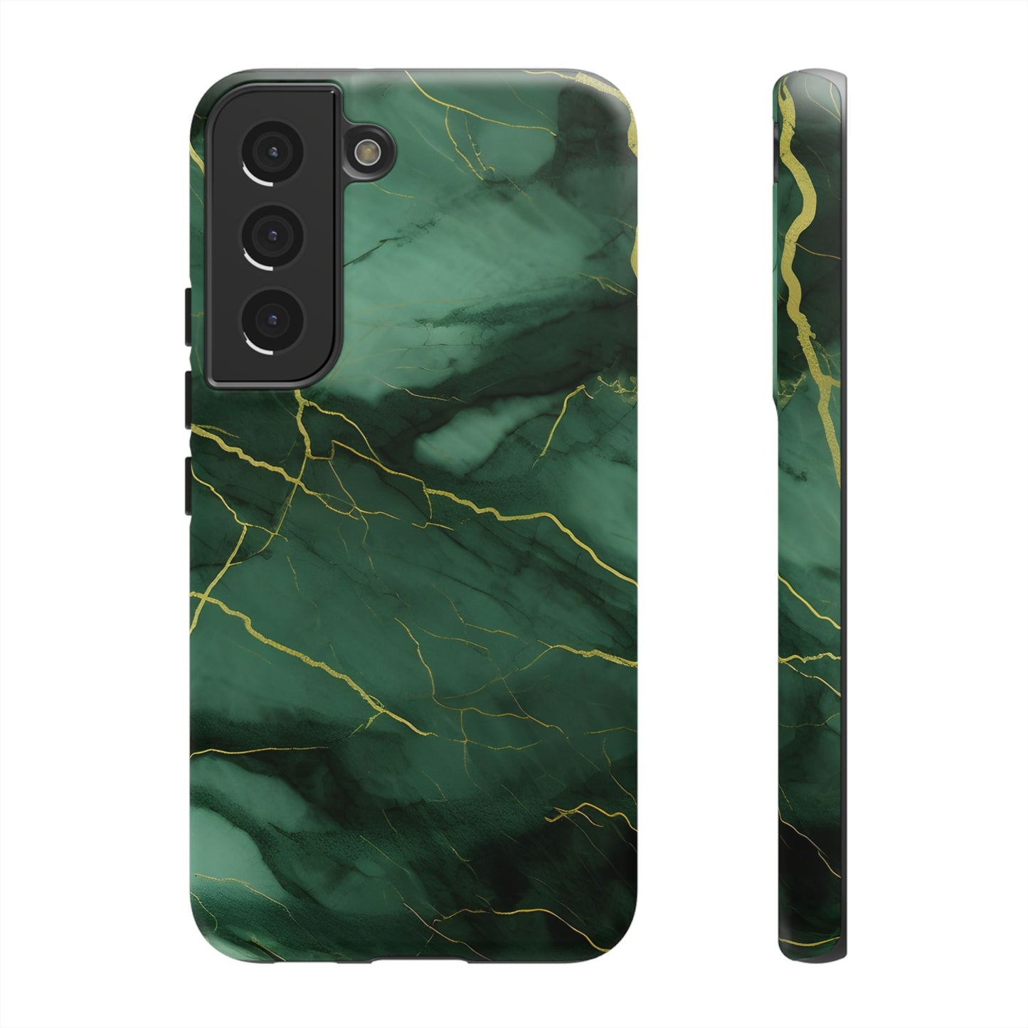 Hunter Green Marble - Tough Phone Case