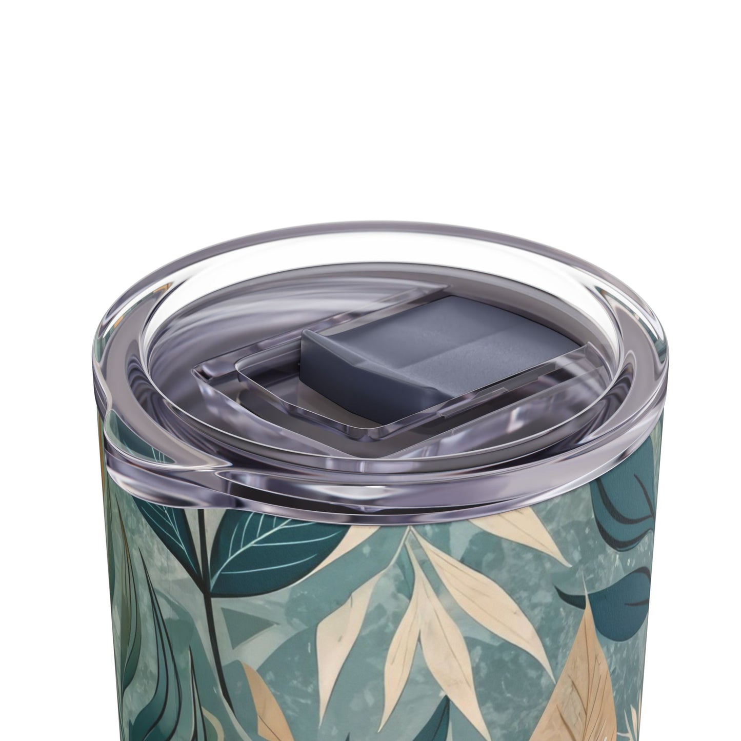 Boho Leaves Matte Skinny Tumbler – 20oz Insulated Drinkware with Plant-Lover Style