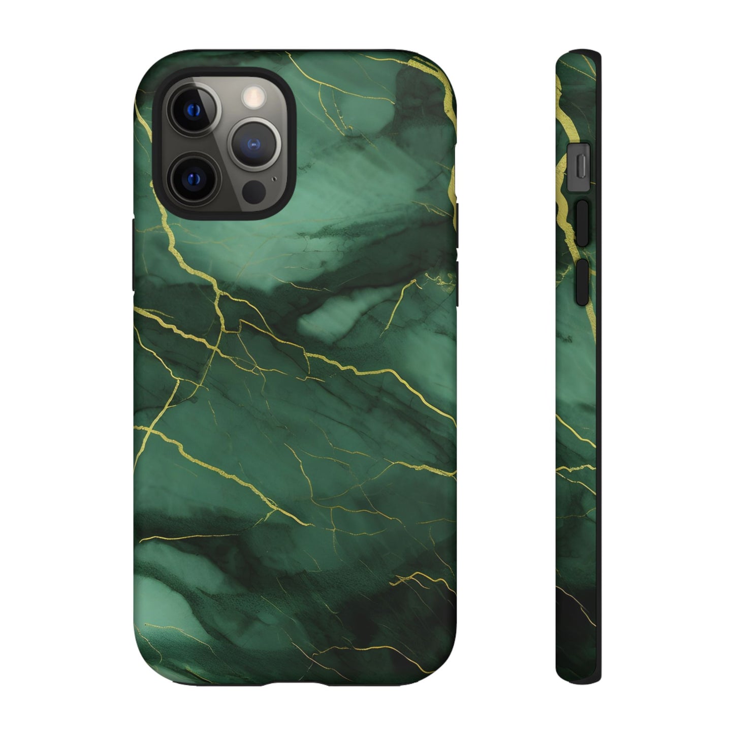 Hunter Green Marble - Tough Phone Case