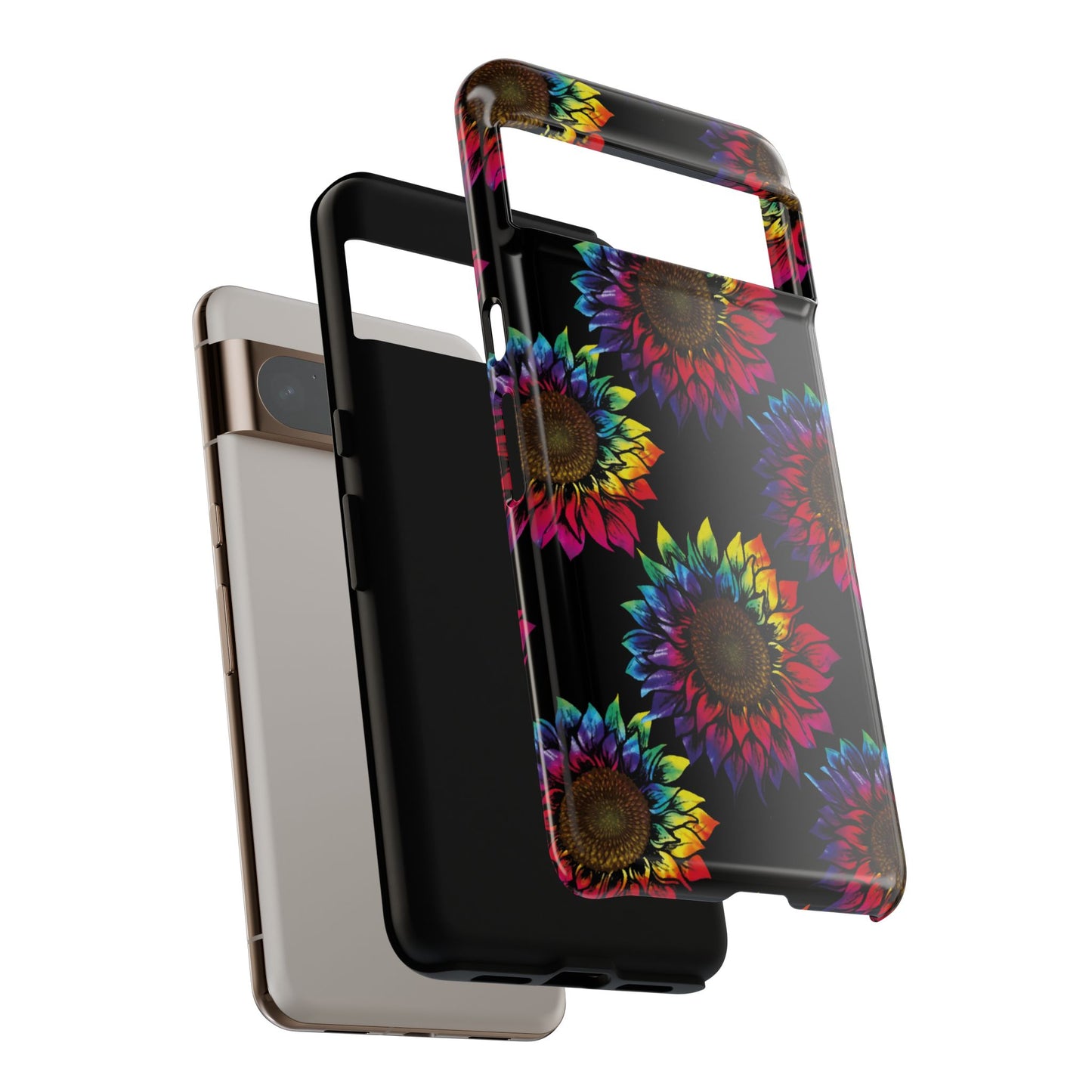 Rainbow Sunflowers - Tough Phone Case