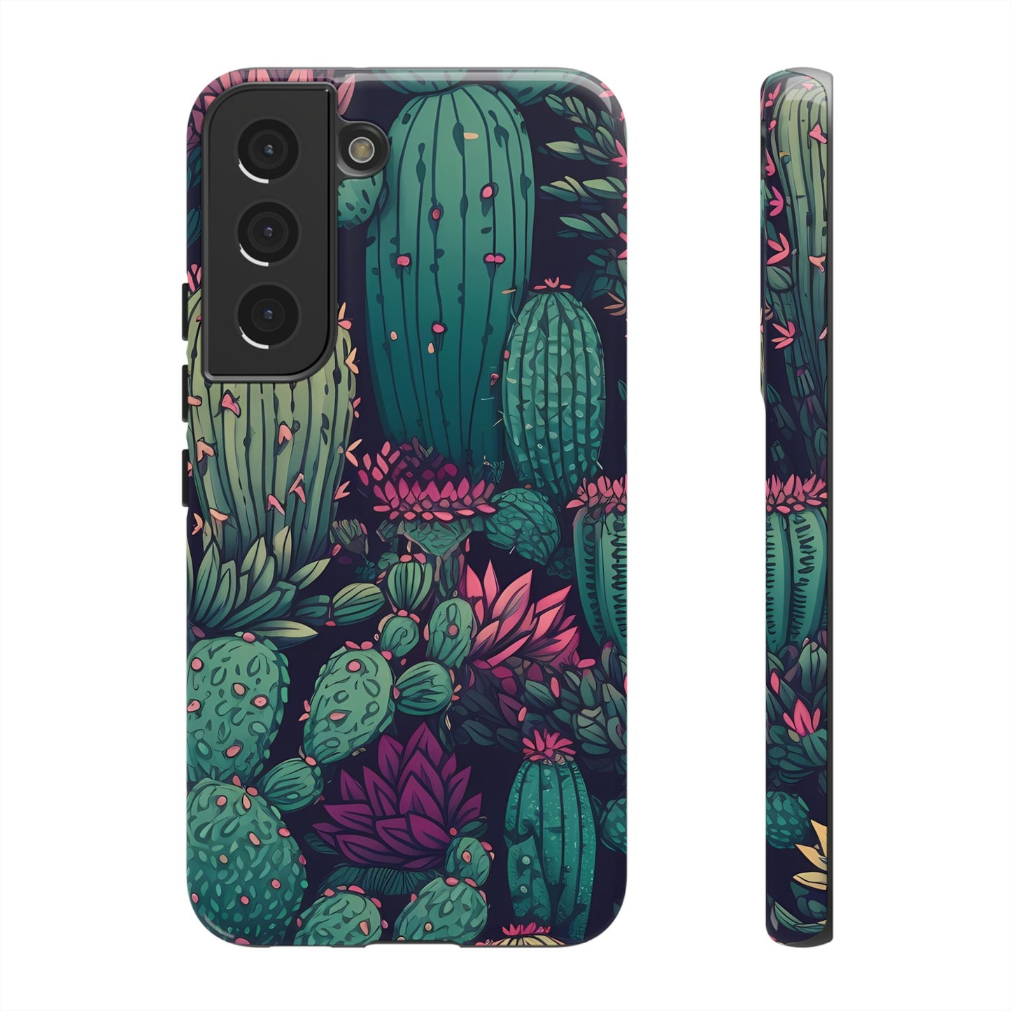 Succulent Garden Tough Phone Case – Bold & Stylish Protection for Plant Lovers