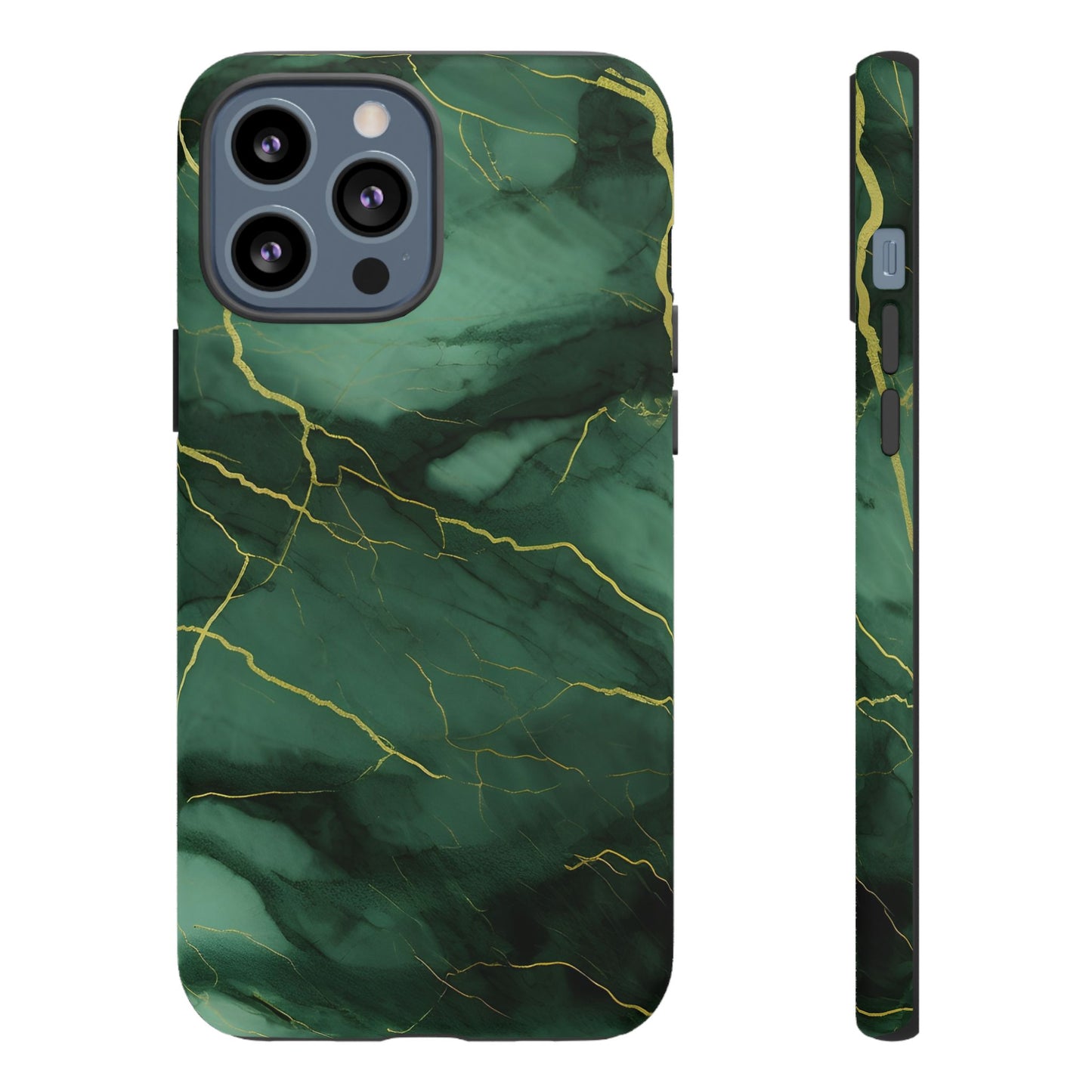 Hunter Green Marble - Tough Phone Case