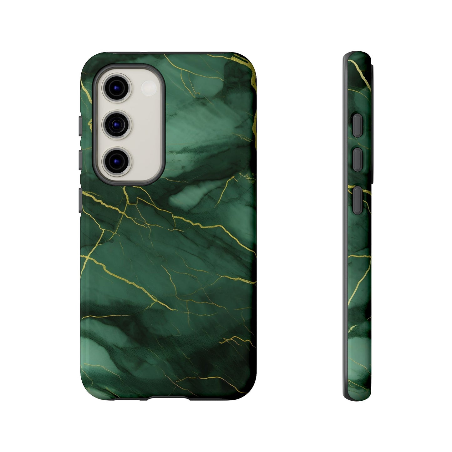Hunter Green Marble - Tough Phone Case