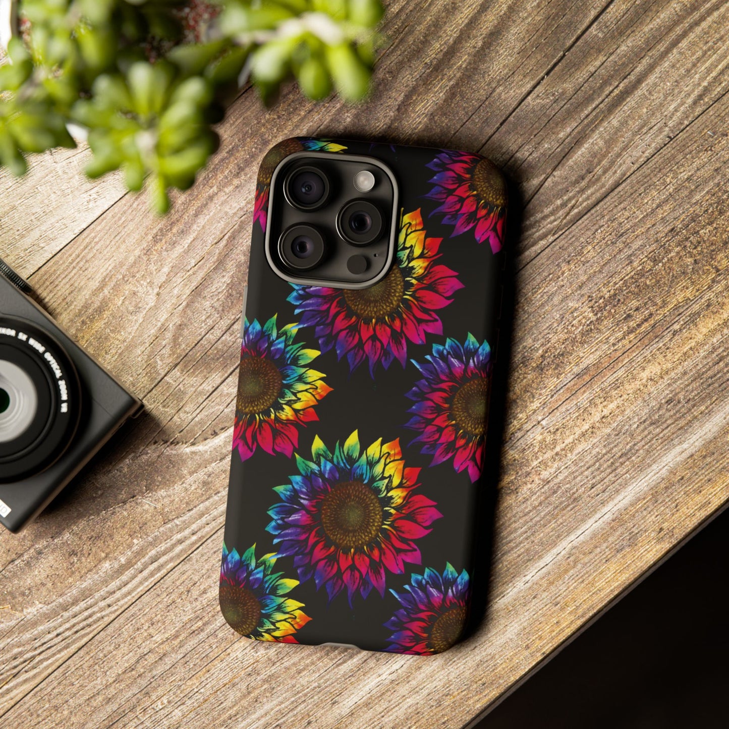 Rainbow Sunflowers - Tough Phone Case