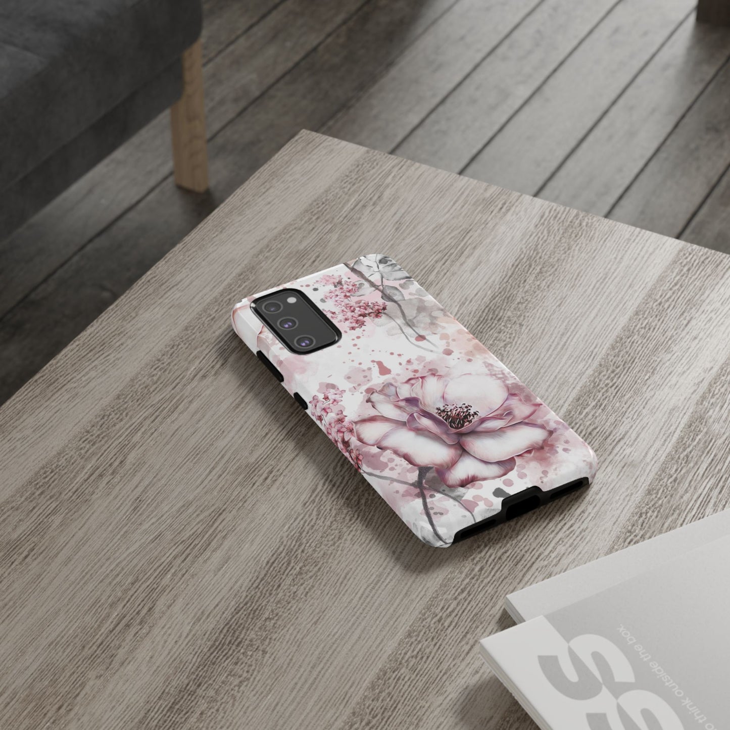 Pale Pink Florals  - Tough Phone Case
