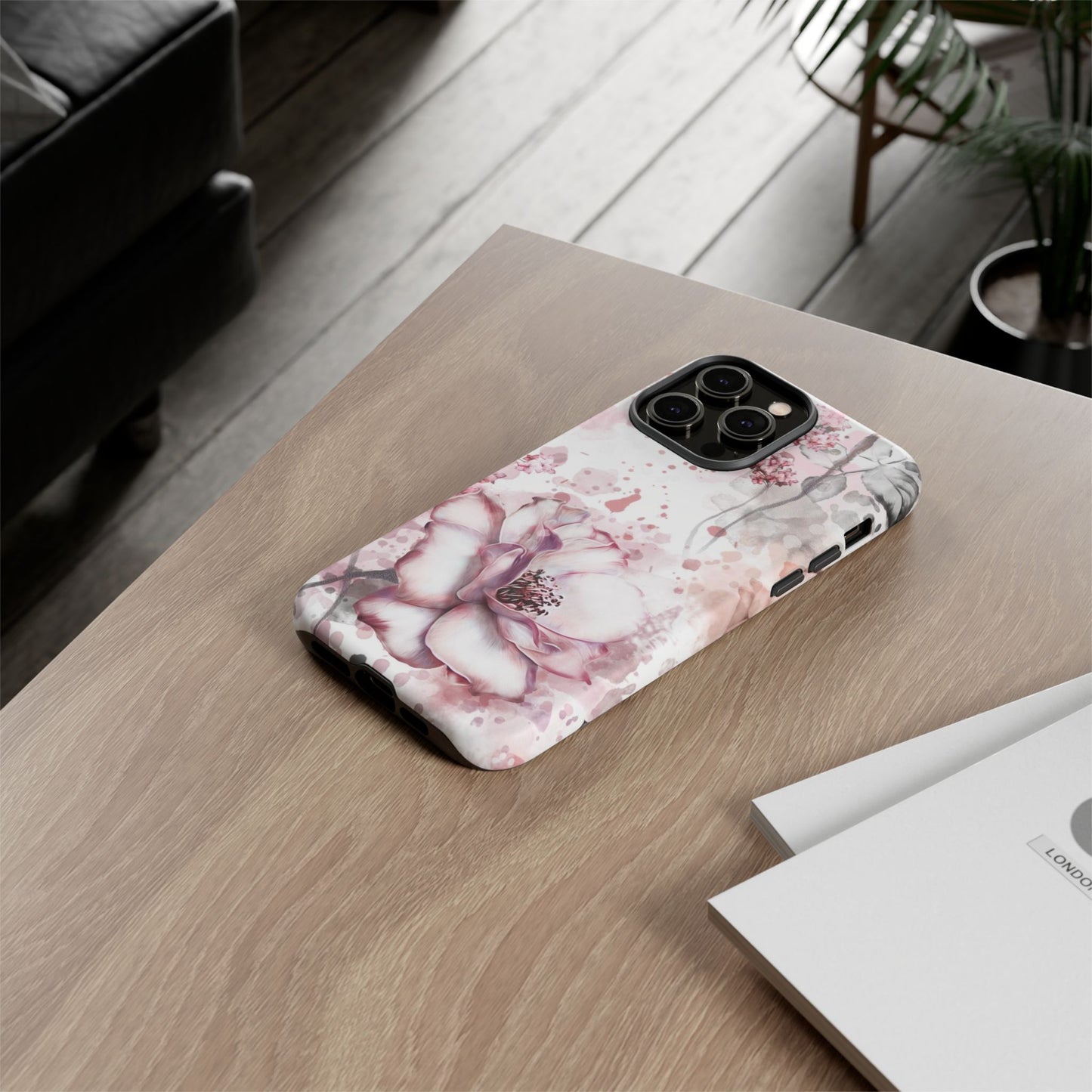 Pale Pink Florals  - Tough Phone Case