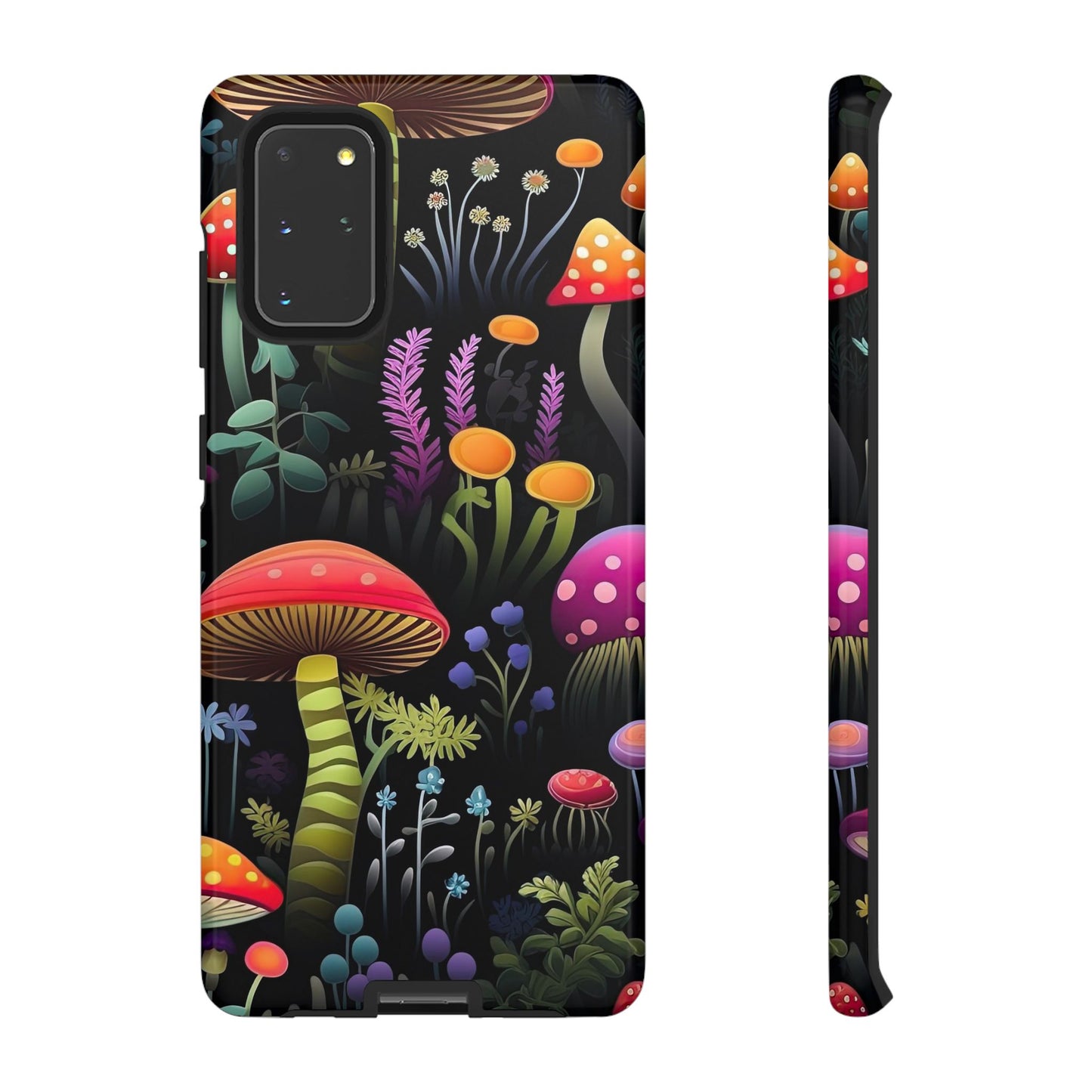 Dark Forest Mushrooms Tough Cell Phone Case