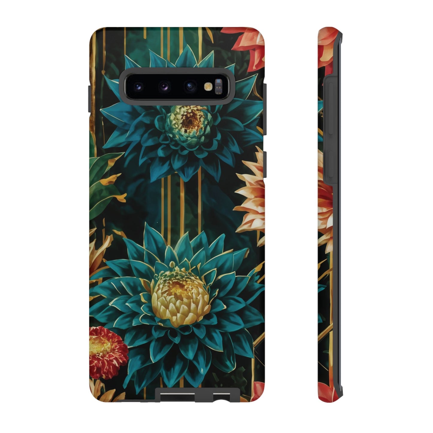 Bold Bloom Garden Tough Phone Case – Dramatic Florals for Statement-Makers