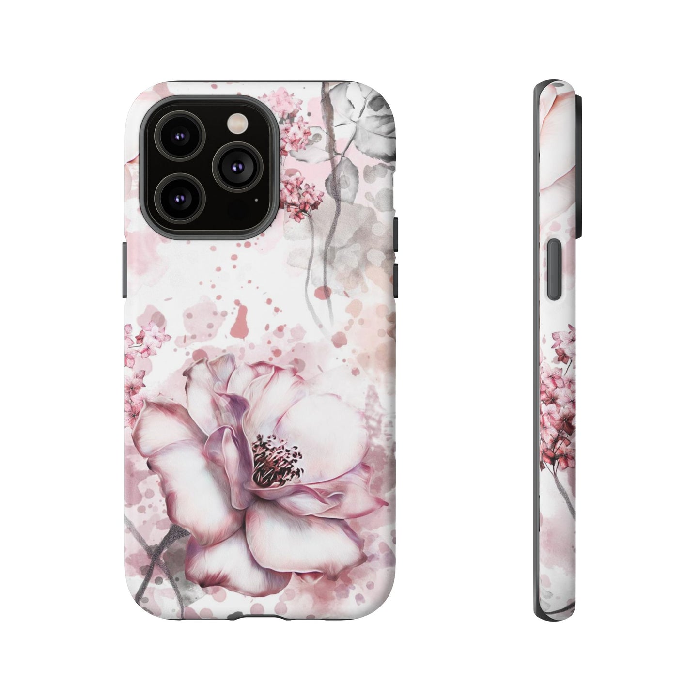 Pale Pink Florals  - Tough Phone Case
