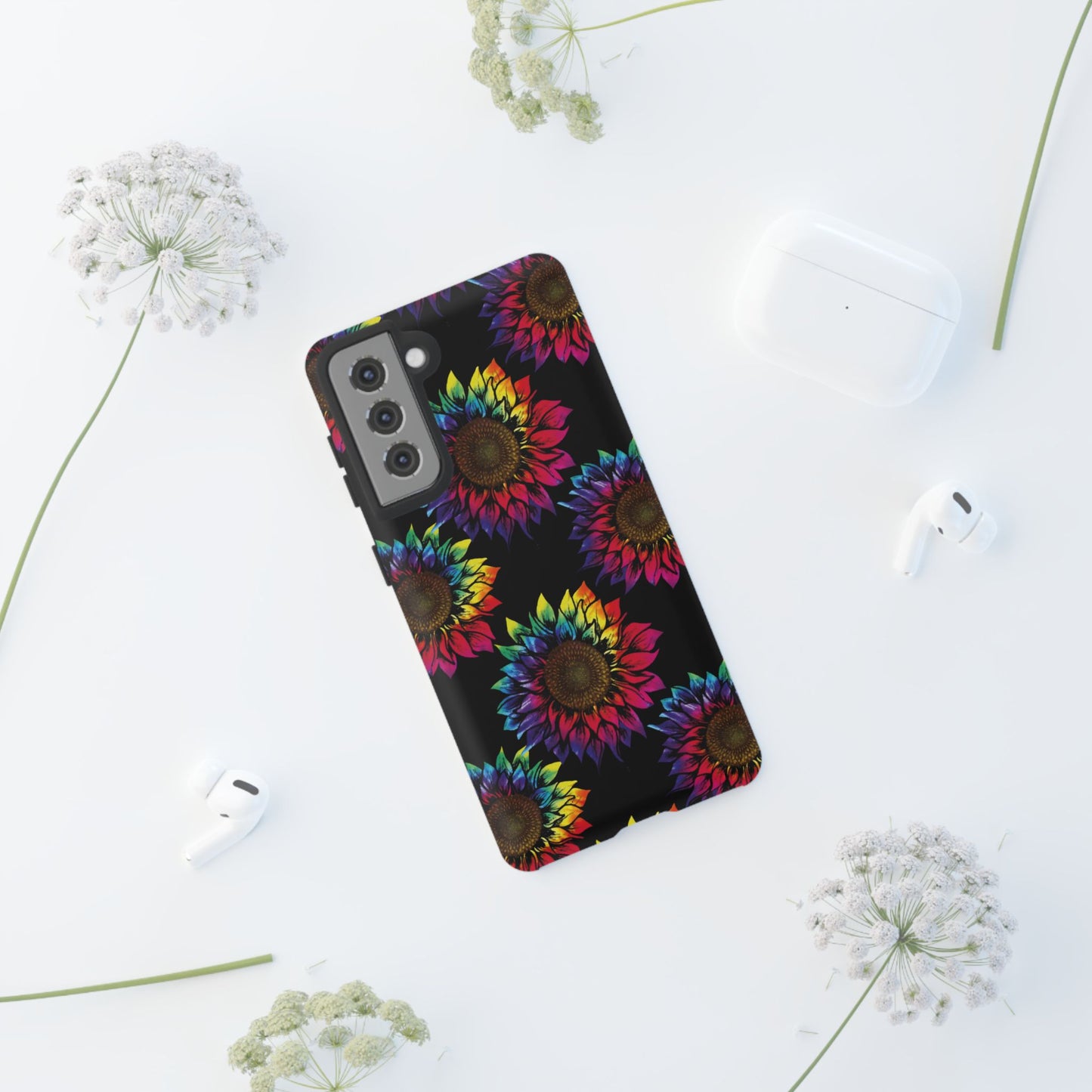 Rainbow Sunflowers - Tough Phone Case
