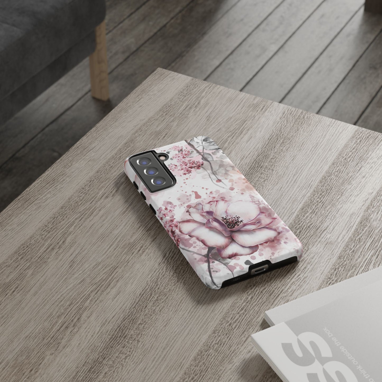 Pale Pink Florals  - Tough Phone Case