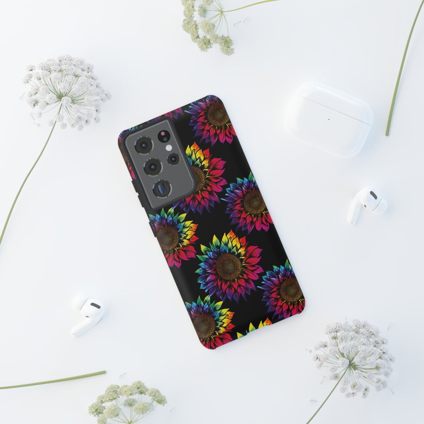 Rainbow Sunflowers - Tough Phone Case
