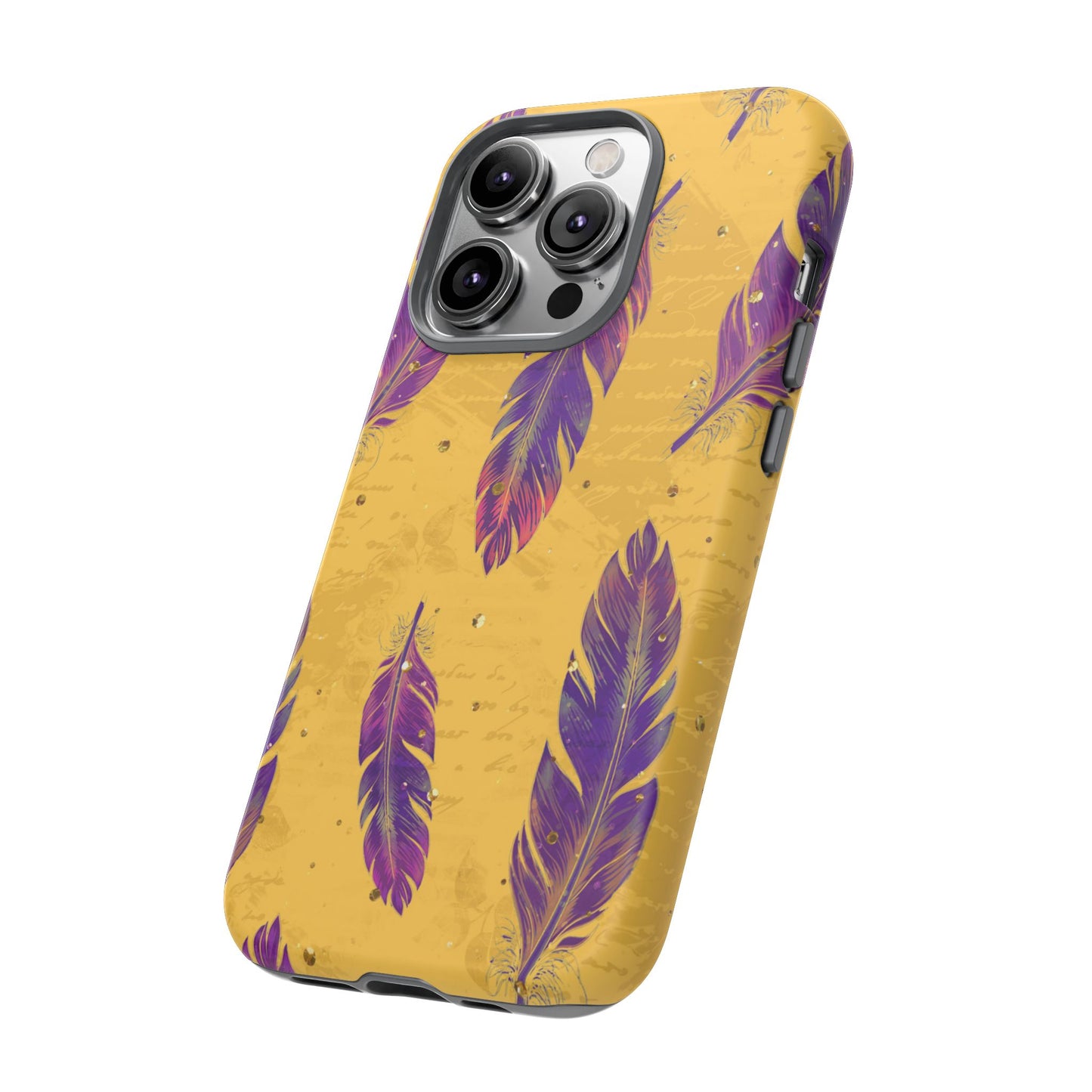 Purple Feathers - Tough Phone Case