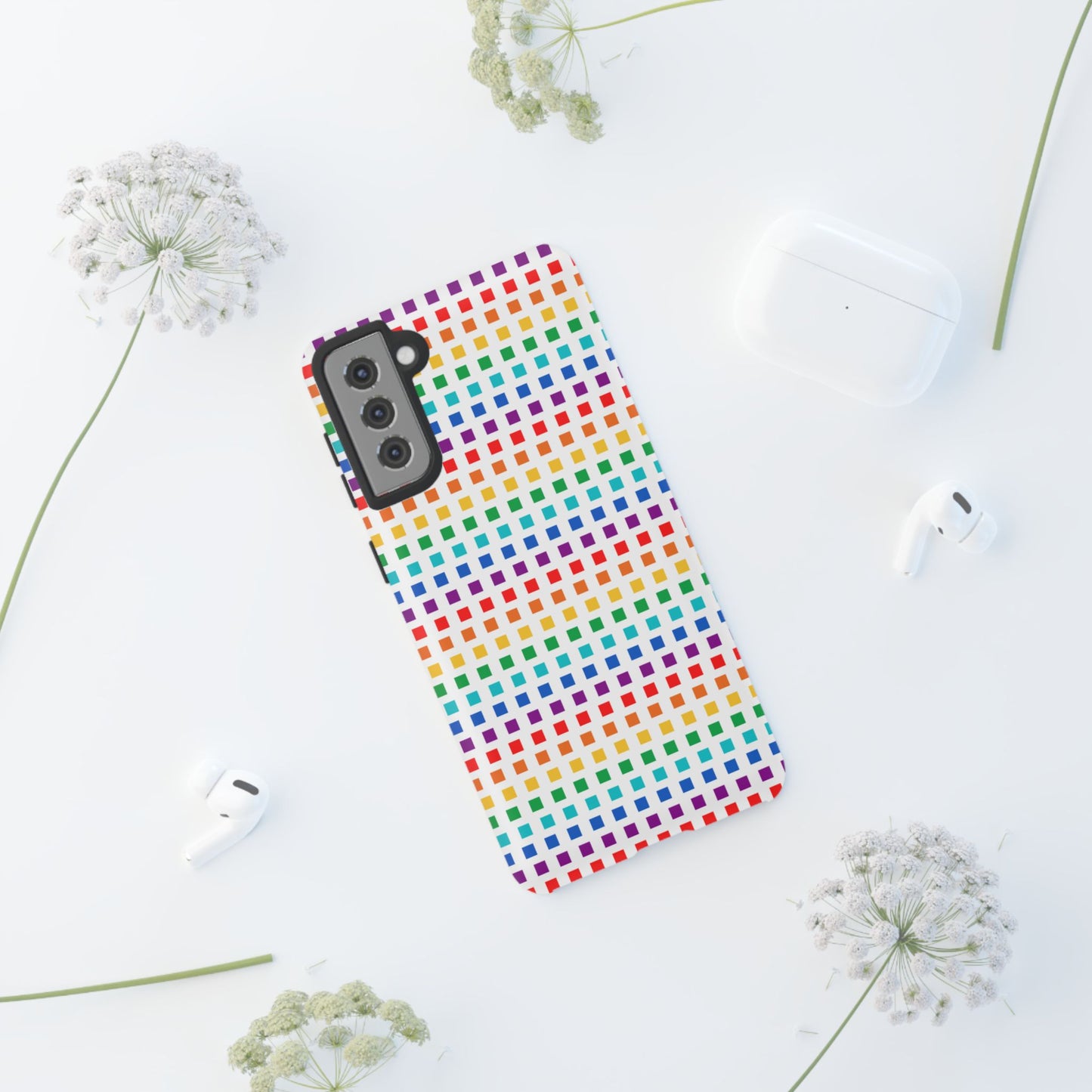 Rainbow on white - Tough Case