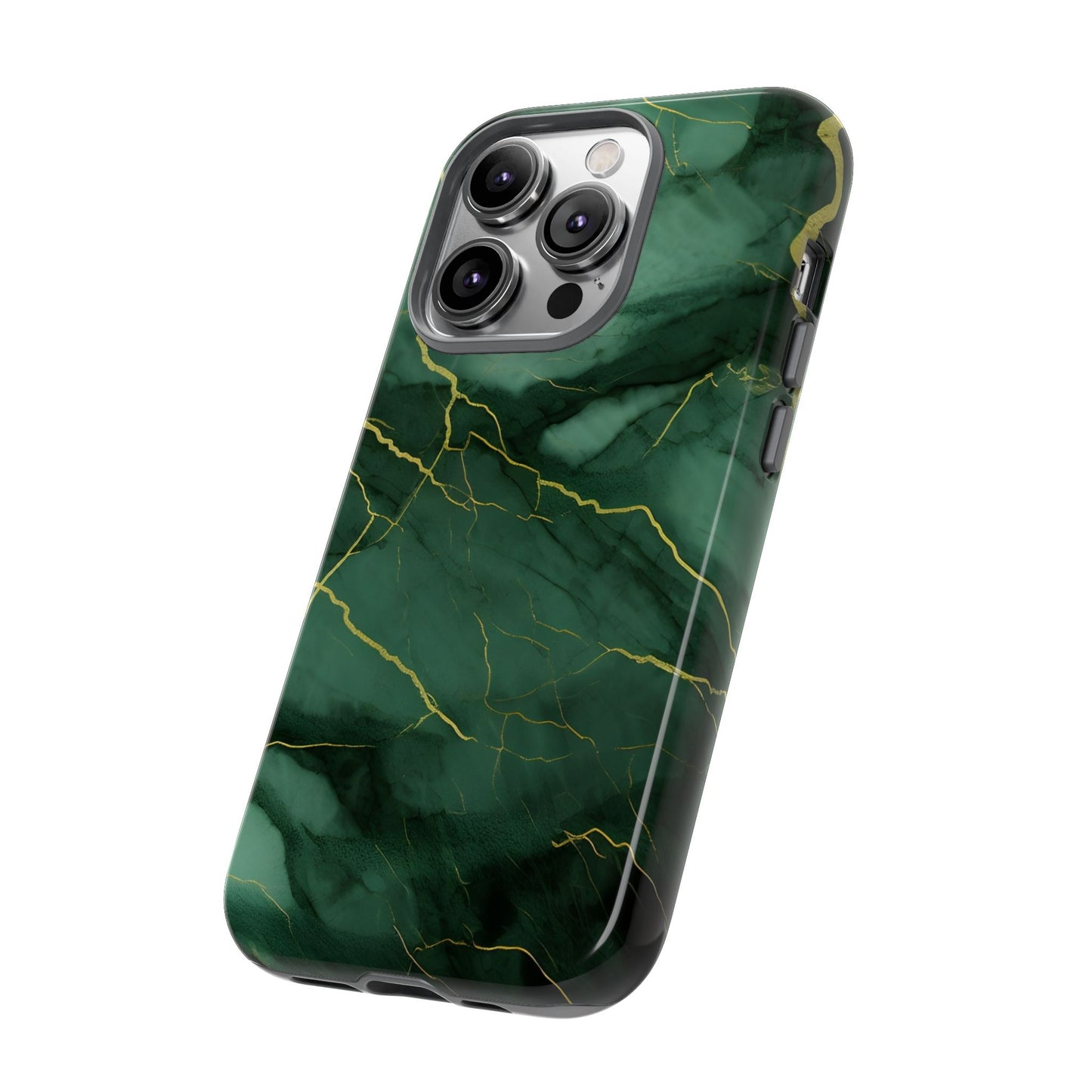 Hunter Green Marble - Tough Phone Case