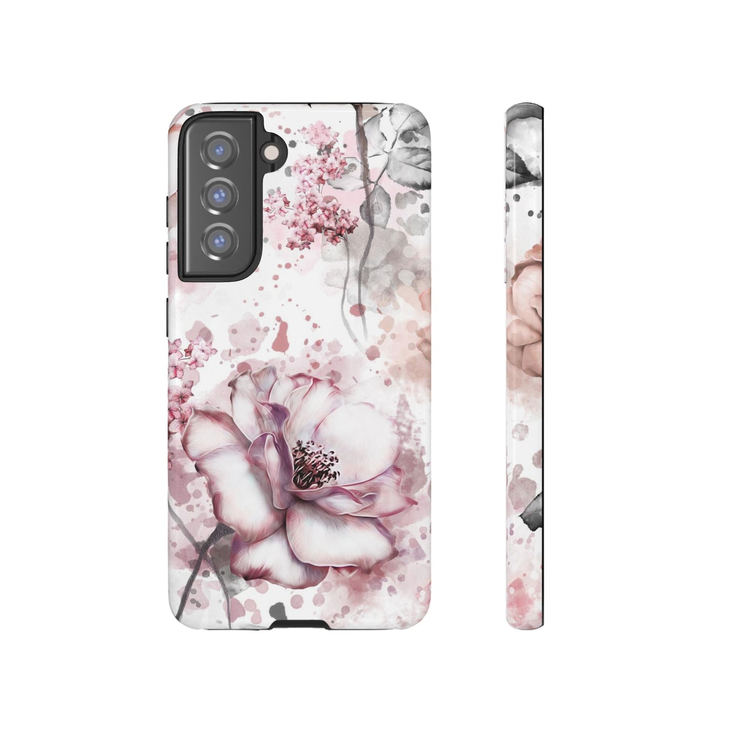 Pale Pink Florals  - Tough Phone Case
