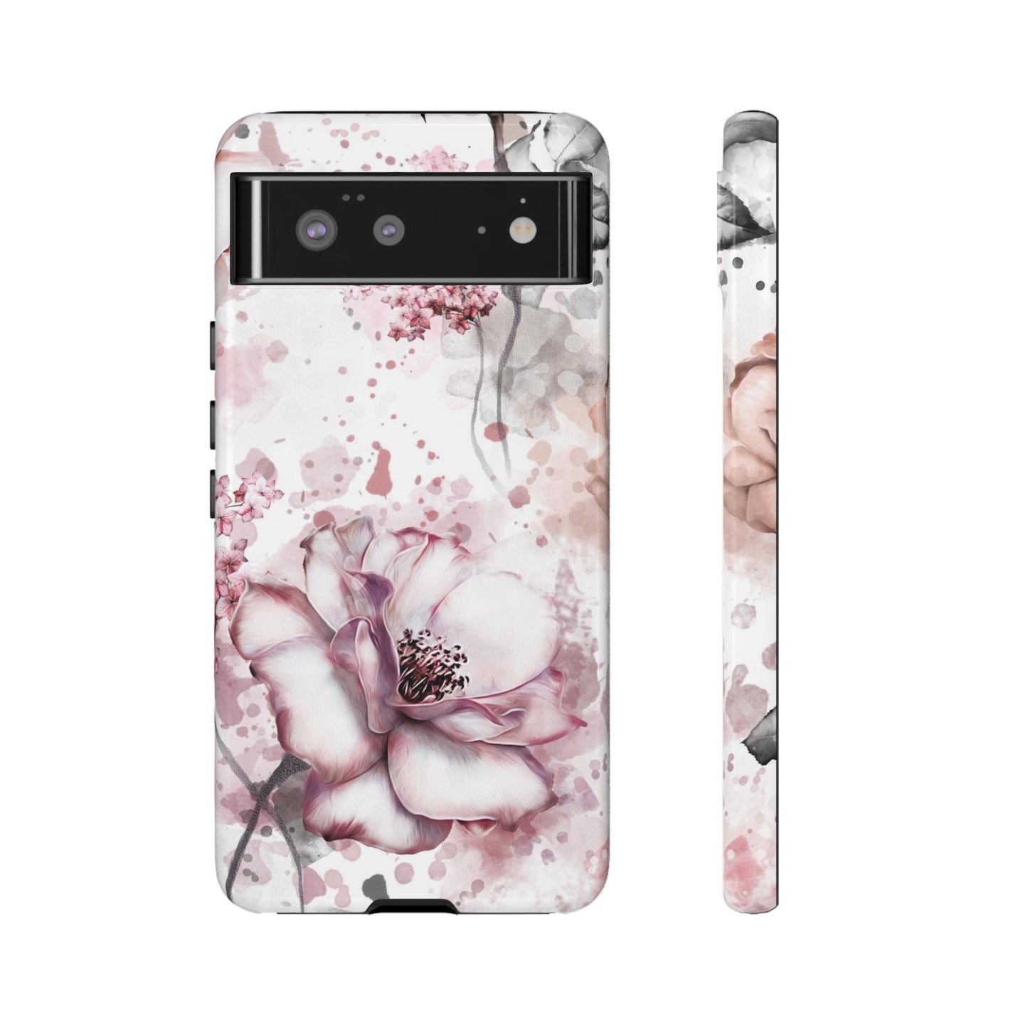 Pale Pink Florals  - Tough Phone Case