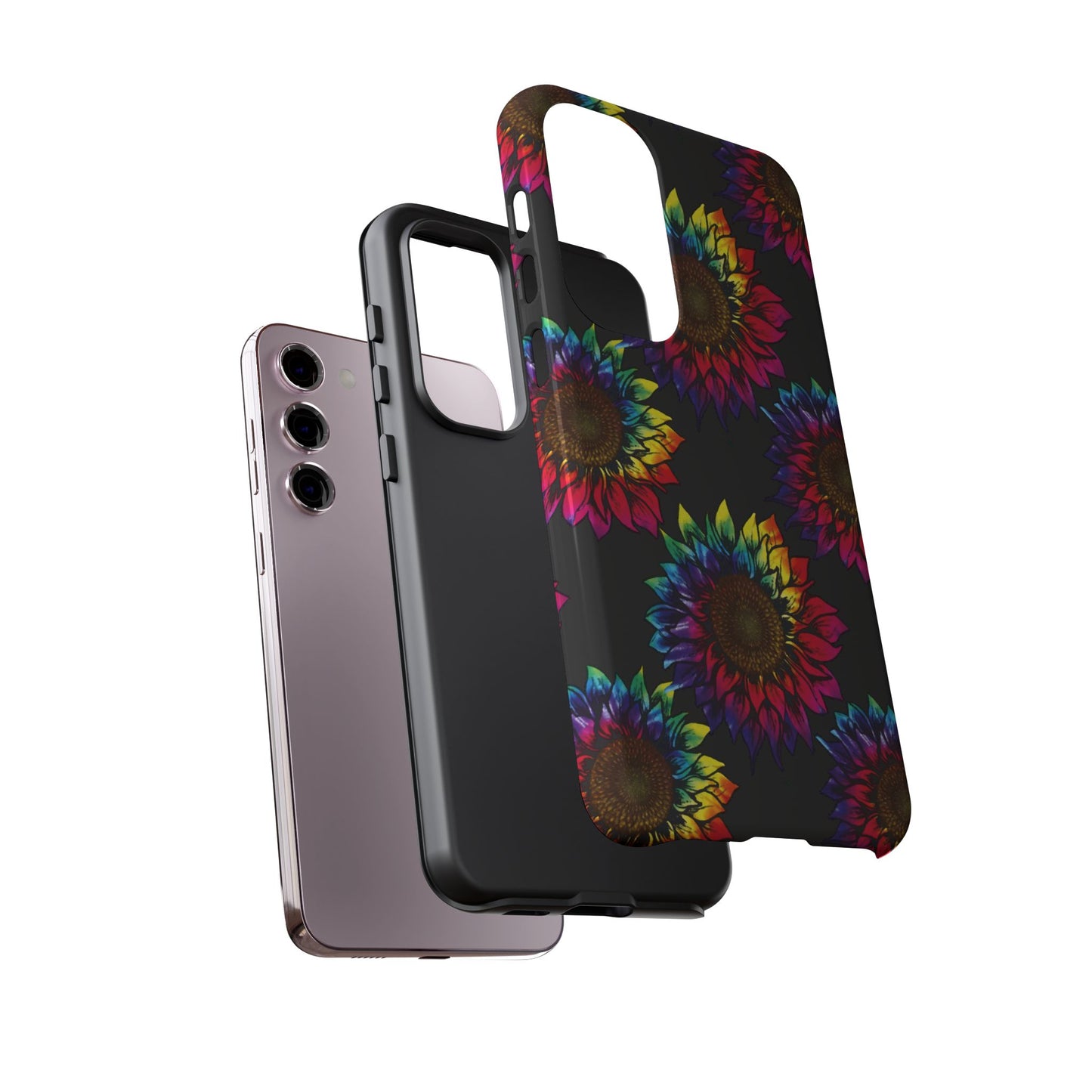Rainbow Sunflowers - Tough Phone Case