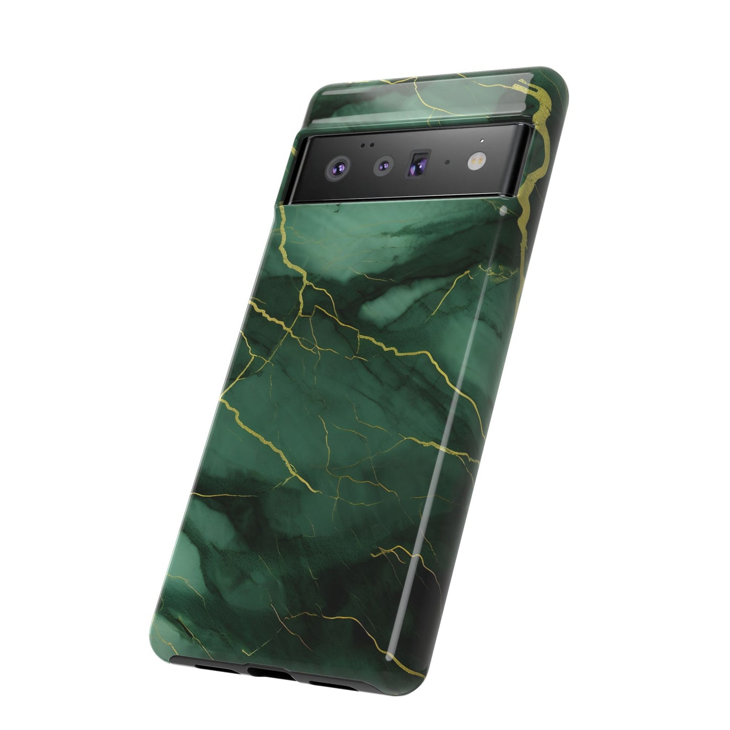 Hunter Green Marble - Tough Phone Case