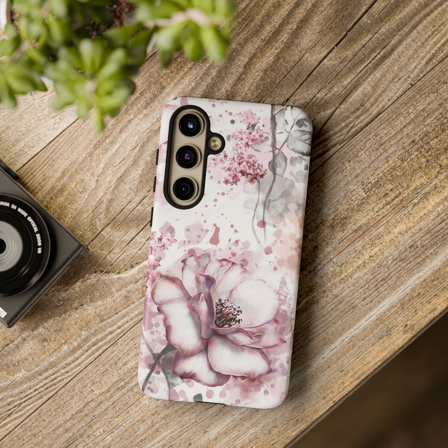 Pale Pink Florals  - Tough Phone Case