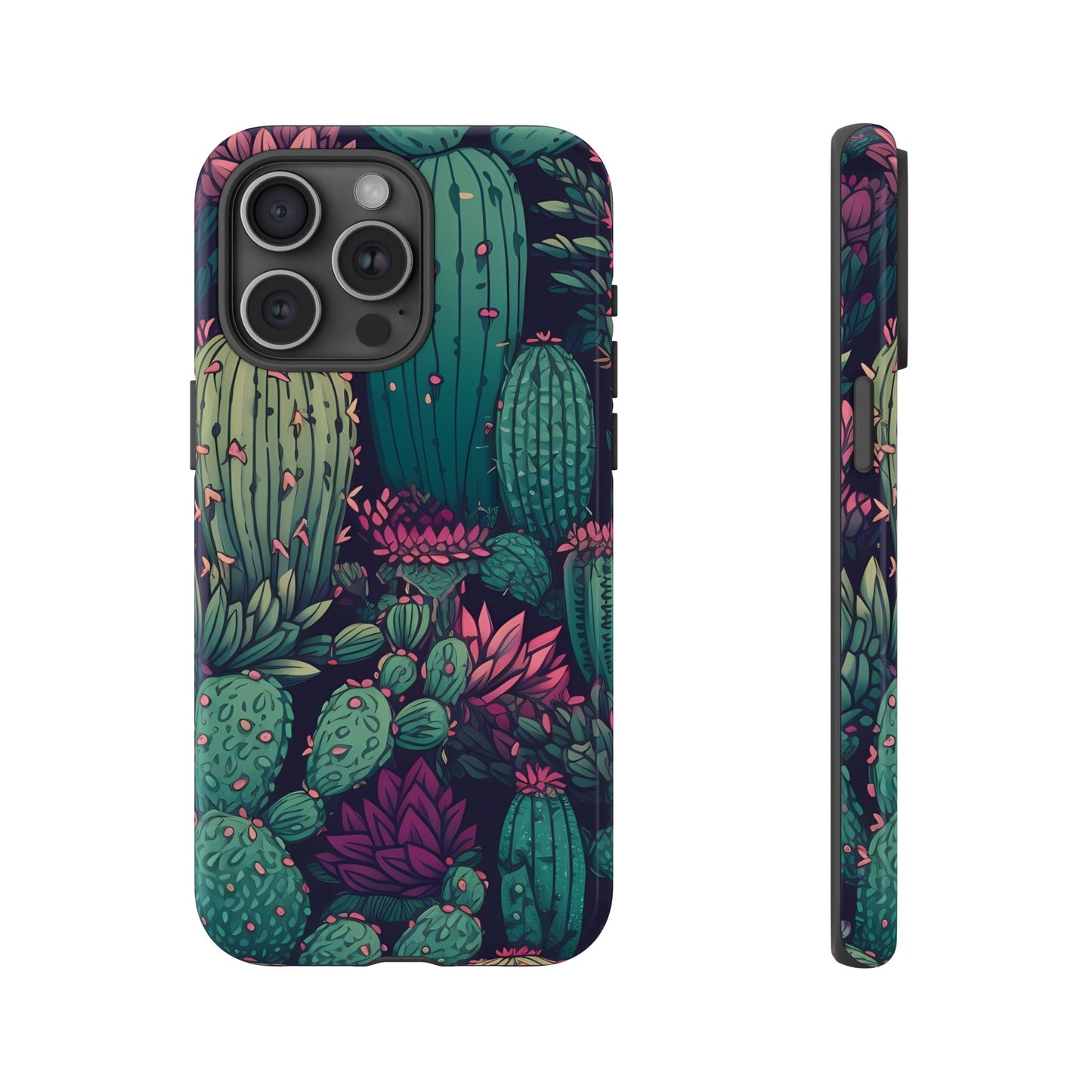 Succulent Garden Tough Phone Case – Bold & Stylish Protection for Plant Lovers