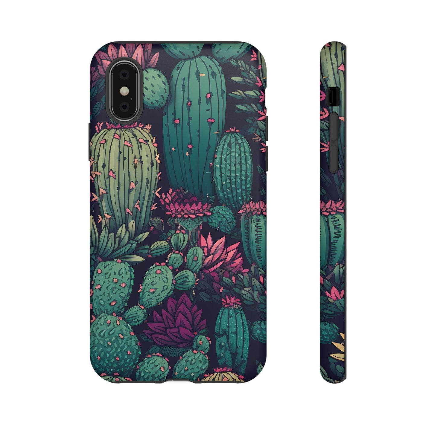 Succulent Garden Tough Phone Case – Bold & Stylish Protection for Plant Lovers